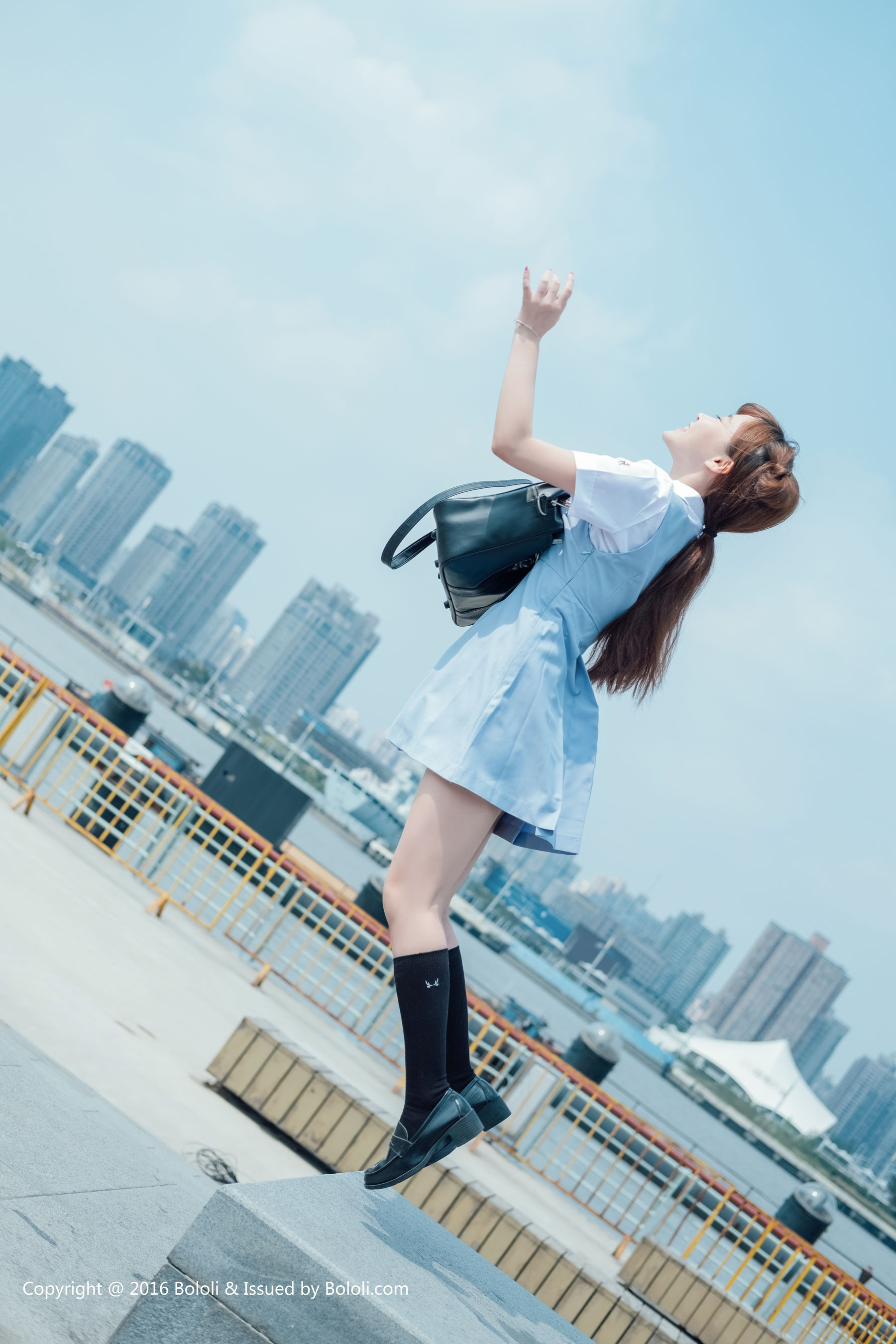 制服女神柳侑绮《青涩的回忆》  BOL.006-图1