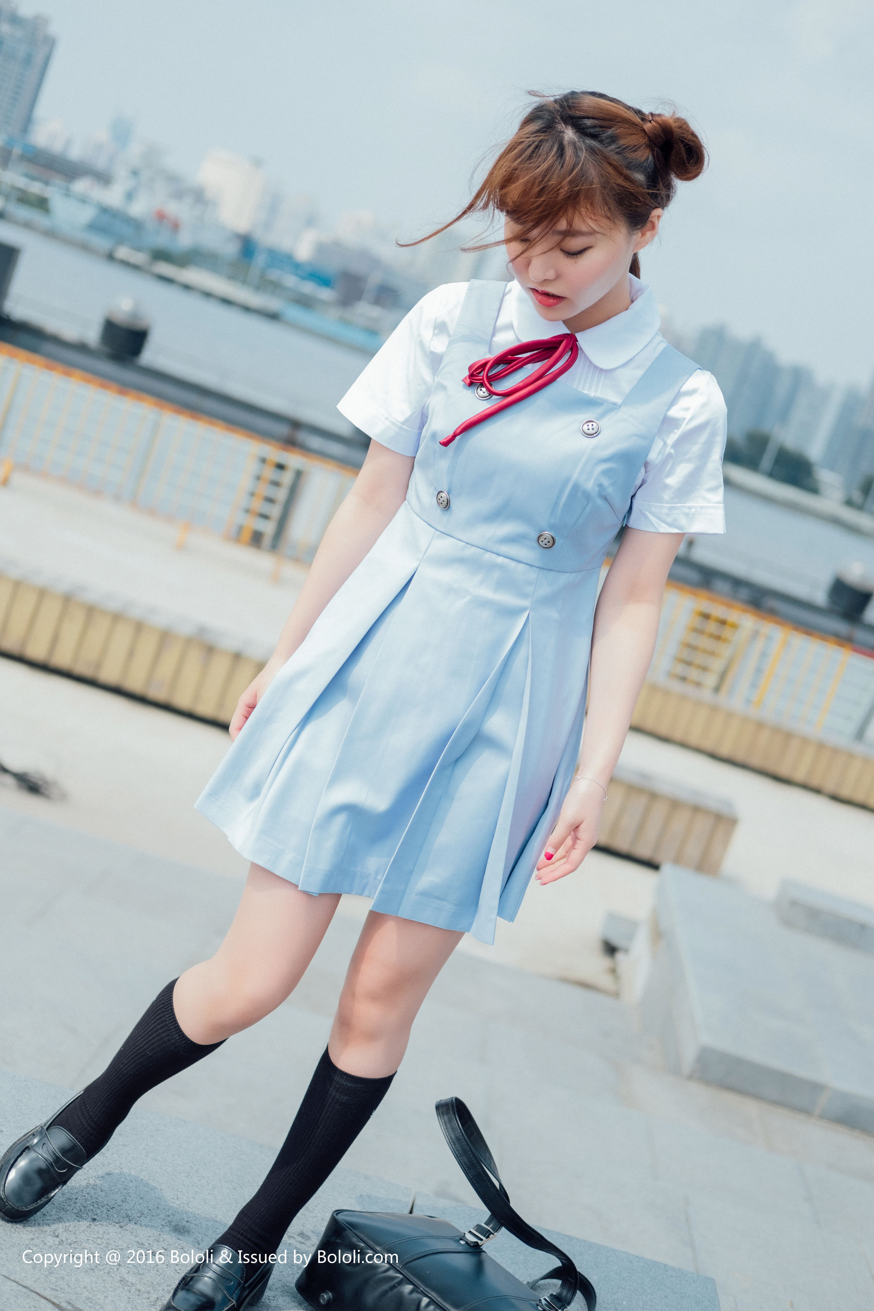 制服女神柳侑绮《青涩的回忆》  BOL.006-图19