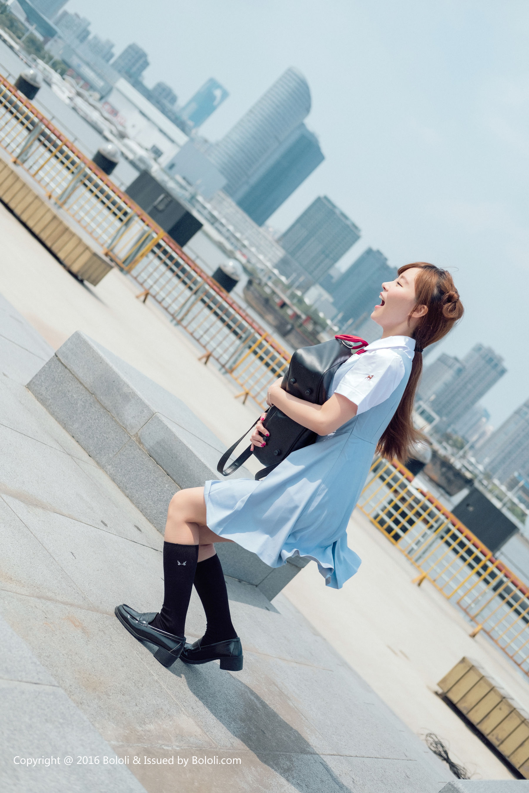 制服女神柳侑绮《青涩的回忆》  BOL.006-图21