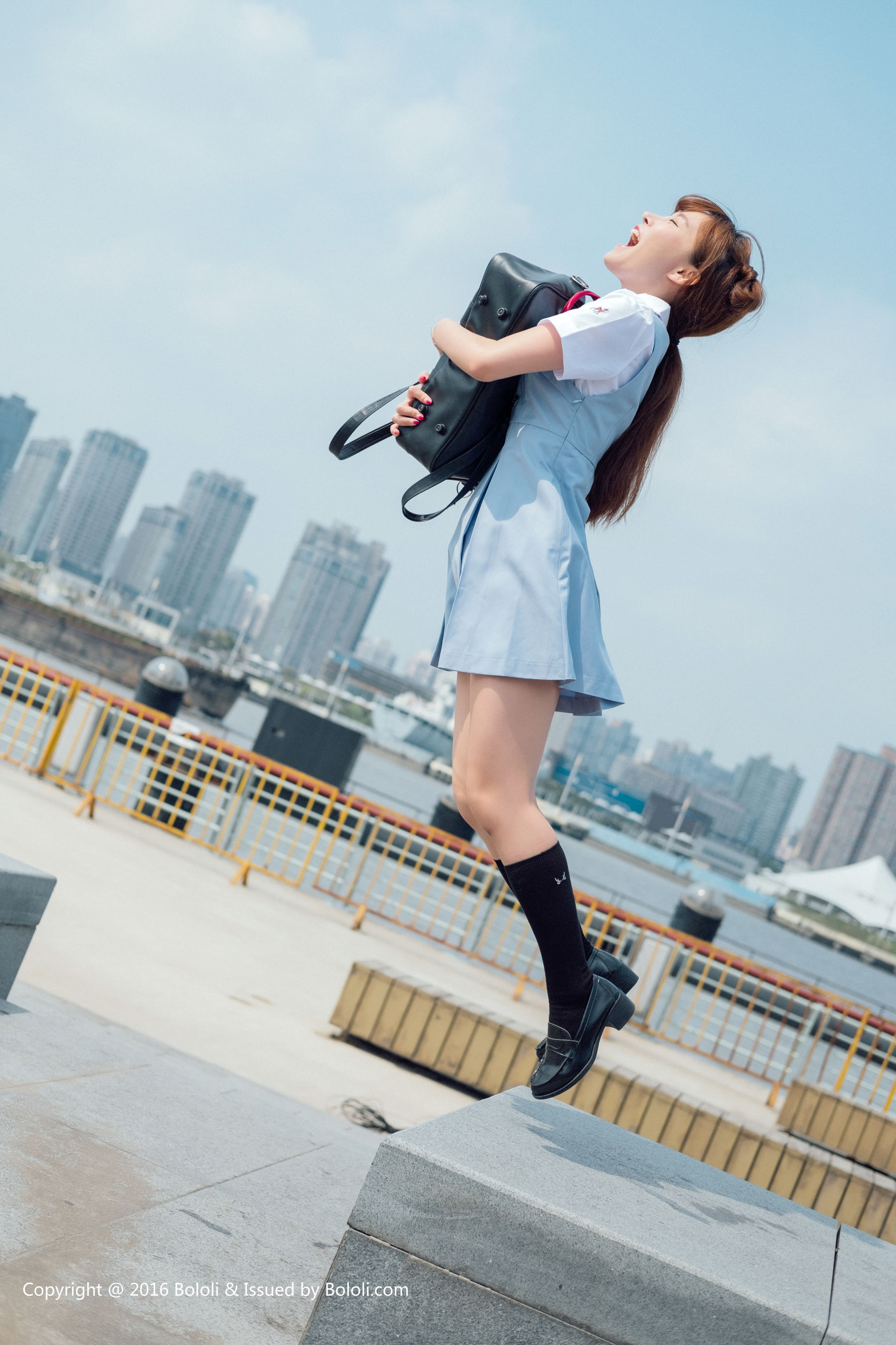 制服女神柳侑绮《青涩的回忆》  BOL.006-图22