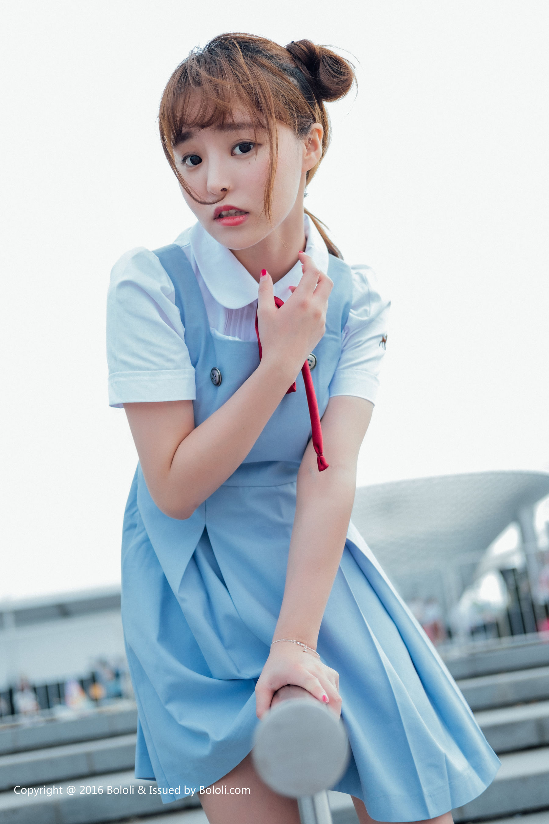 制服女神柳侑绮《青涩的回忆》  BOL.006-图23