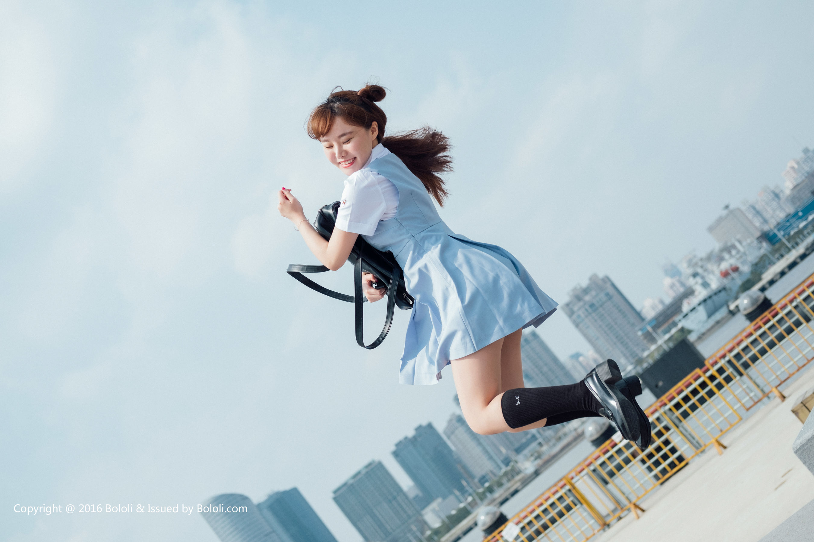 制服女神柳侑绮《青涩的回忆》  BOL.006-图24