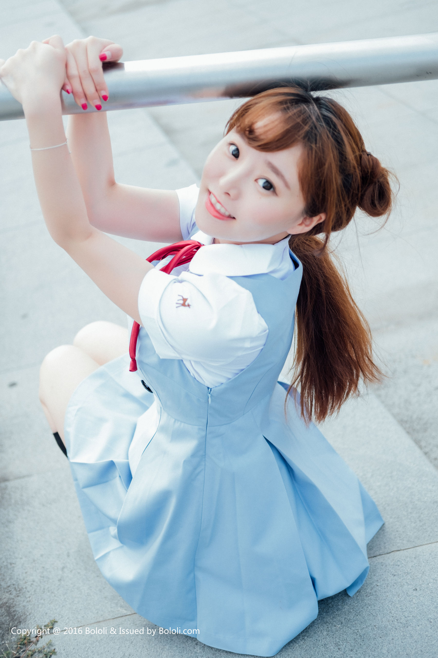 制服女神柳侑绮《青涩的回忆》  BOL.006-图26