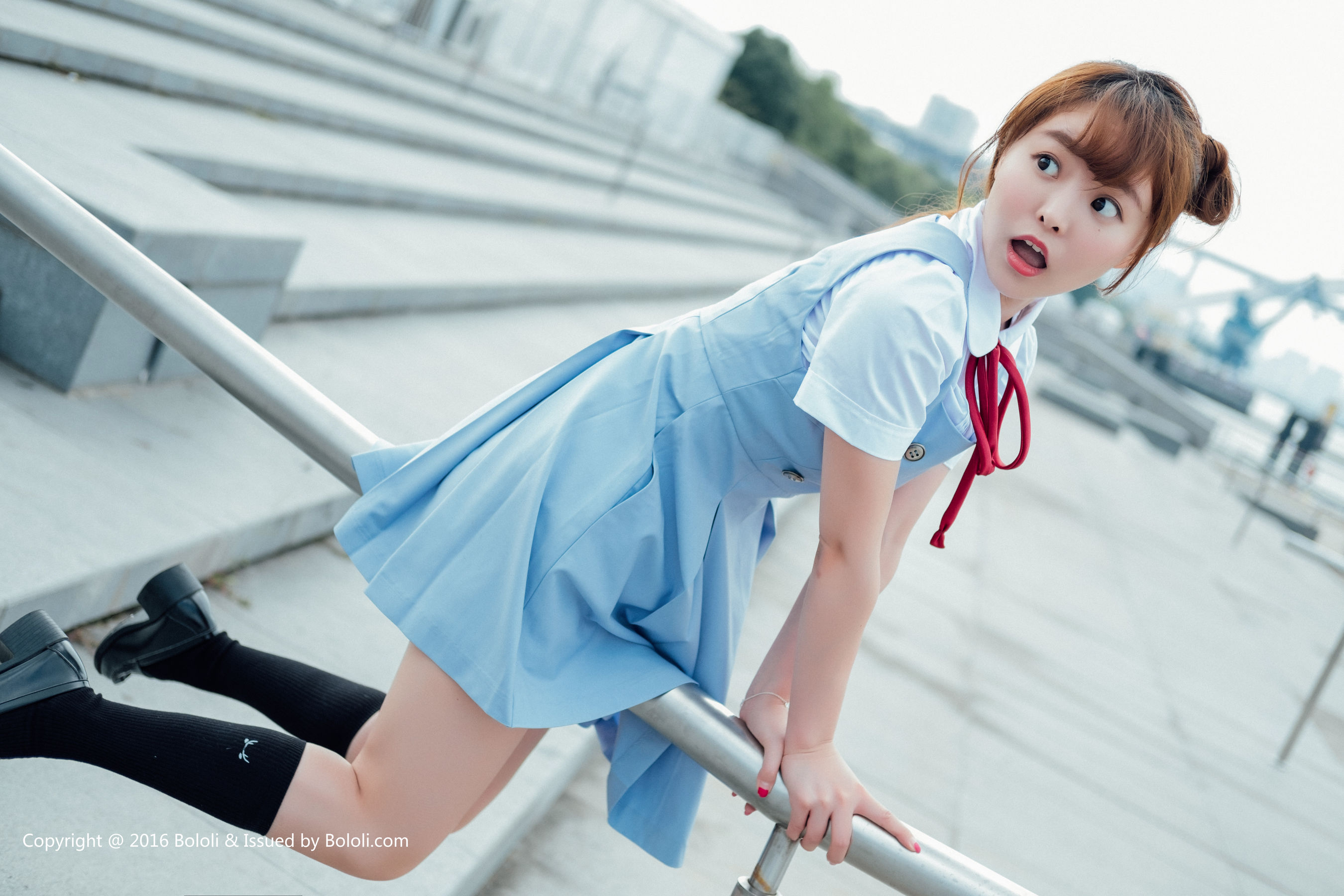 制服女神柳侑绮《青涩的回忆》  BOL.006-图27