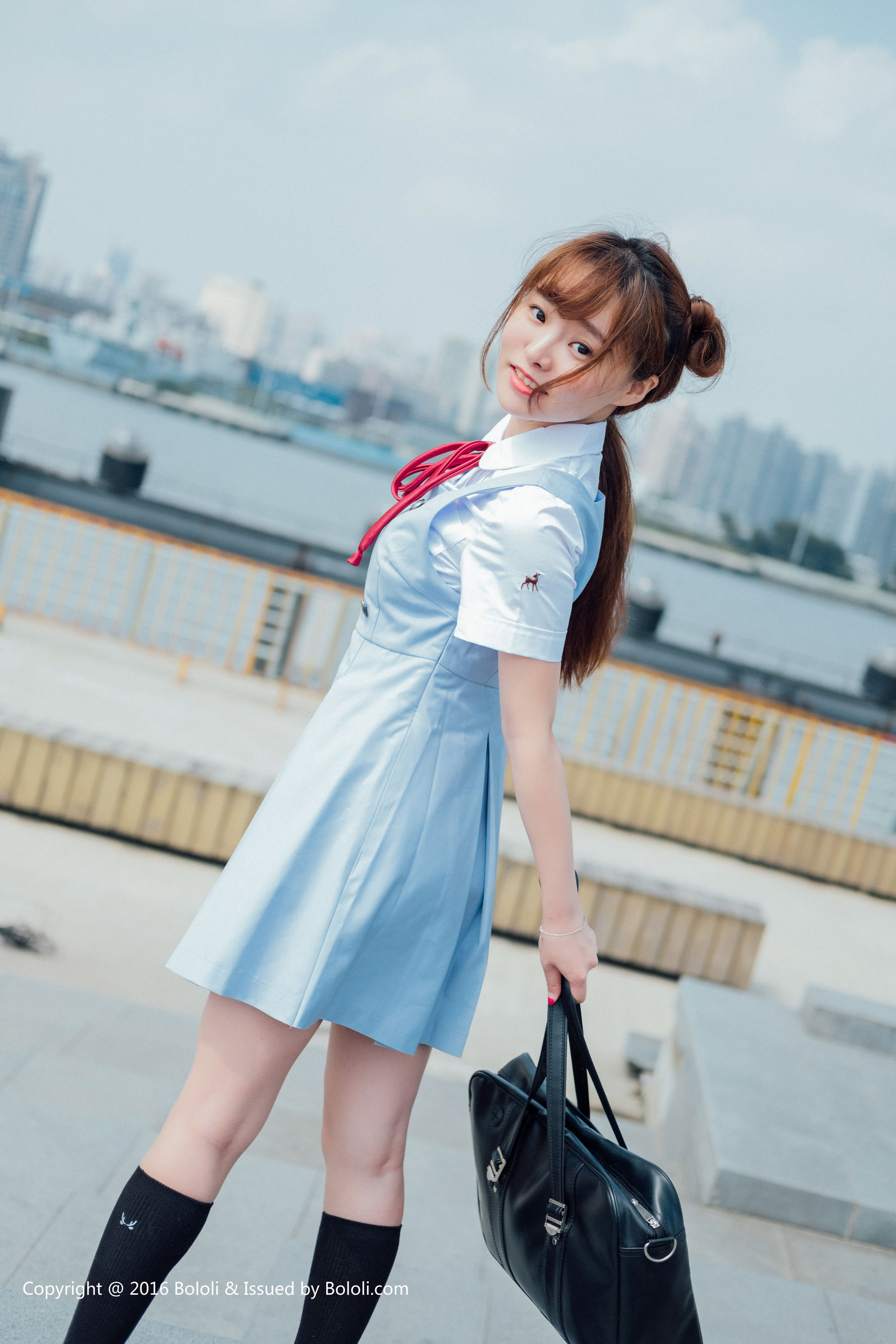 制服女神柳侑绮《青涩的回忆》  BOL.006-图2