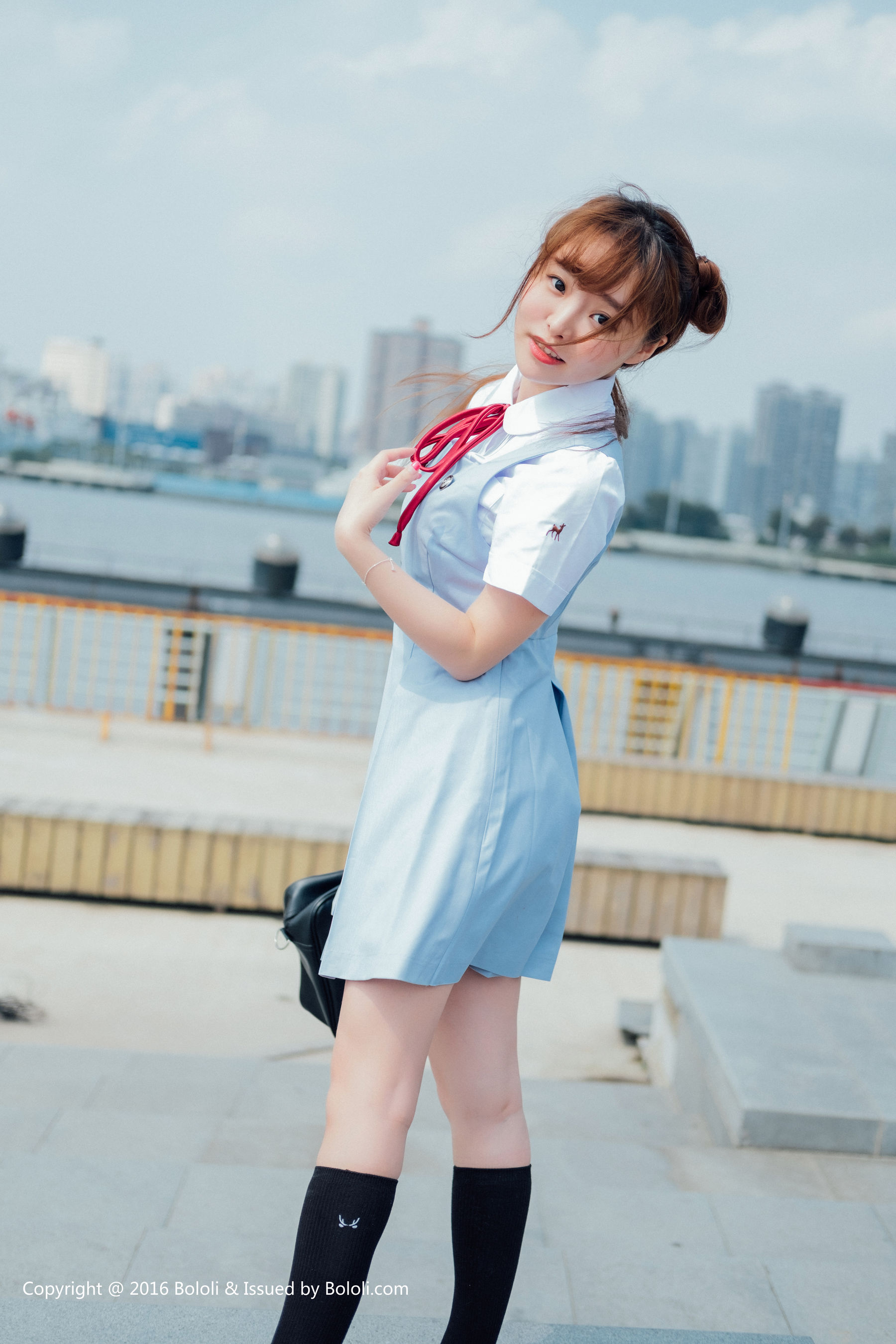 制服女神柳侑绮《青涩的回忆》  BOL.006-图3