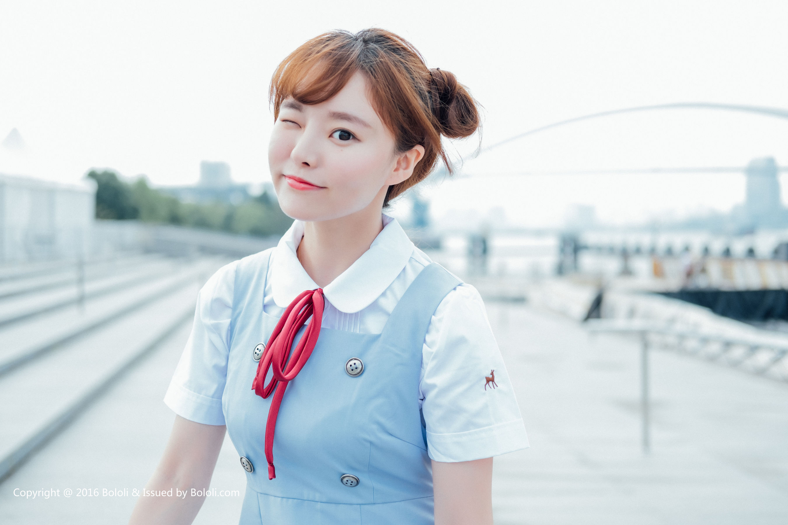 制服女神柳侑绮《青涩的回忆》  BOL.006-图4