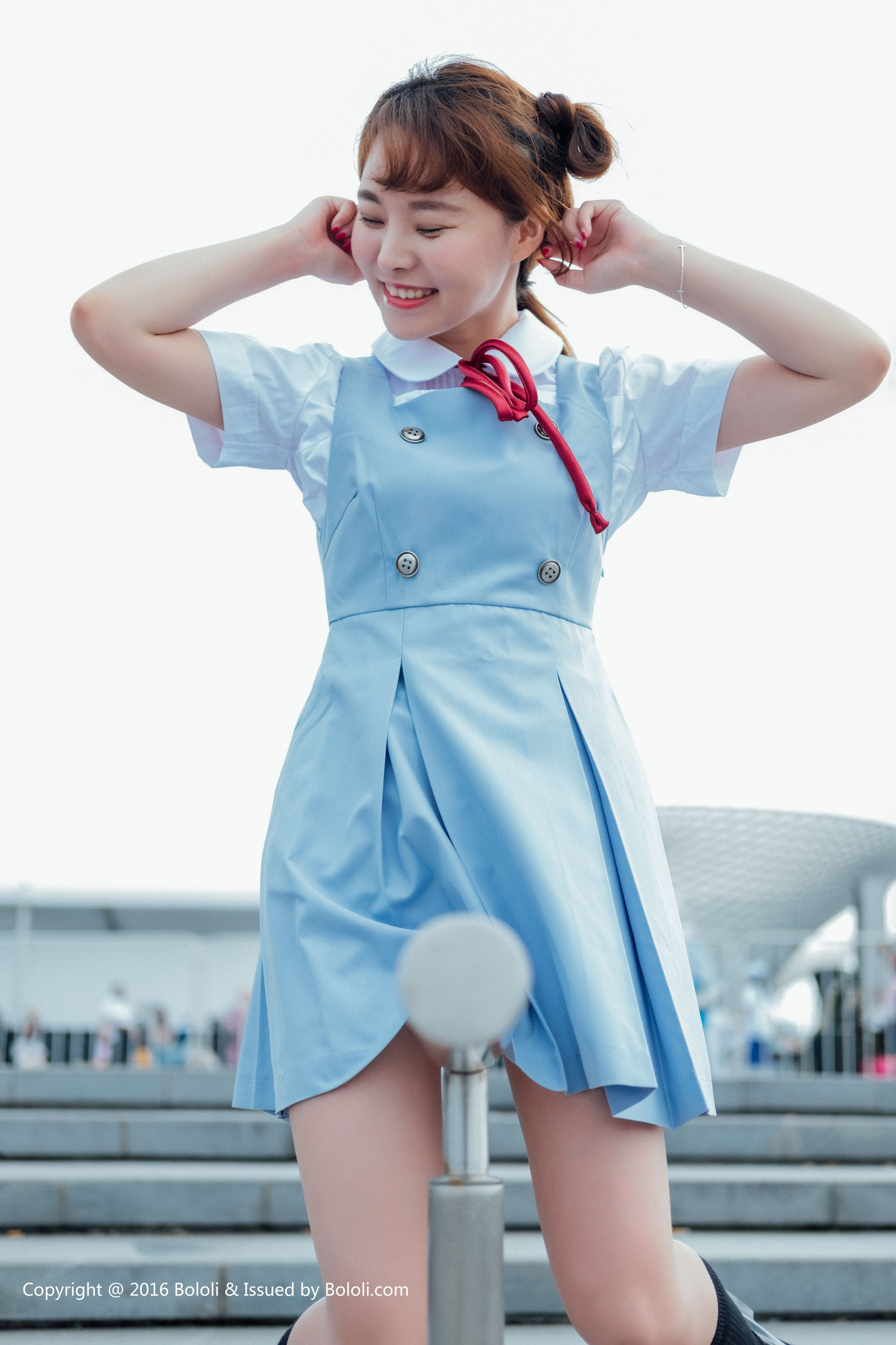 制服女神柳侑绮《青涩的回忆》  BOL.006-图8