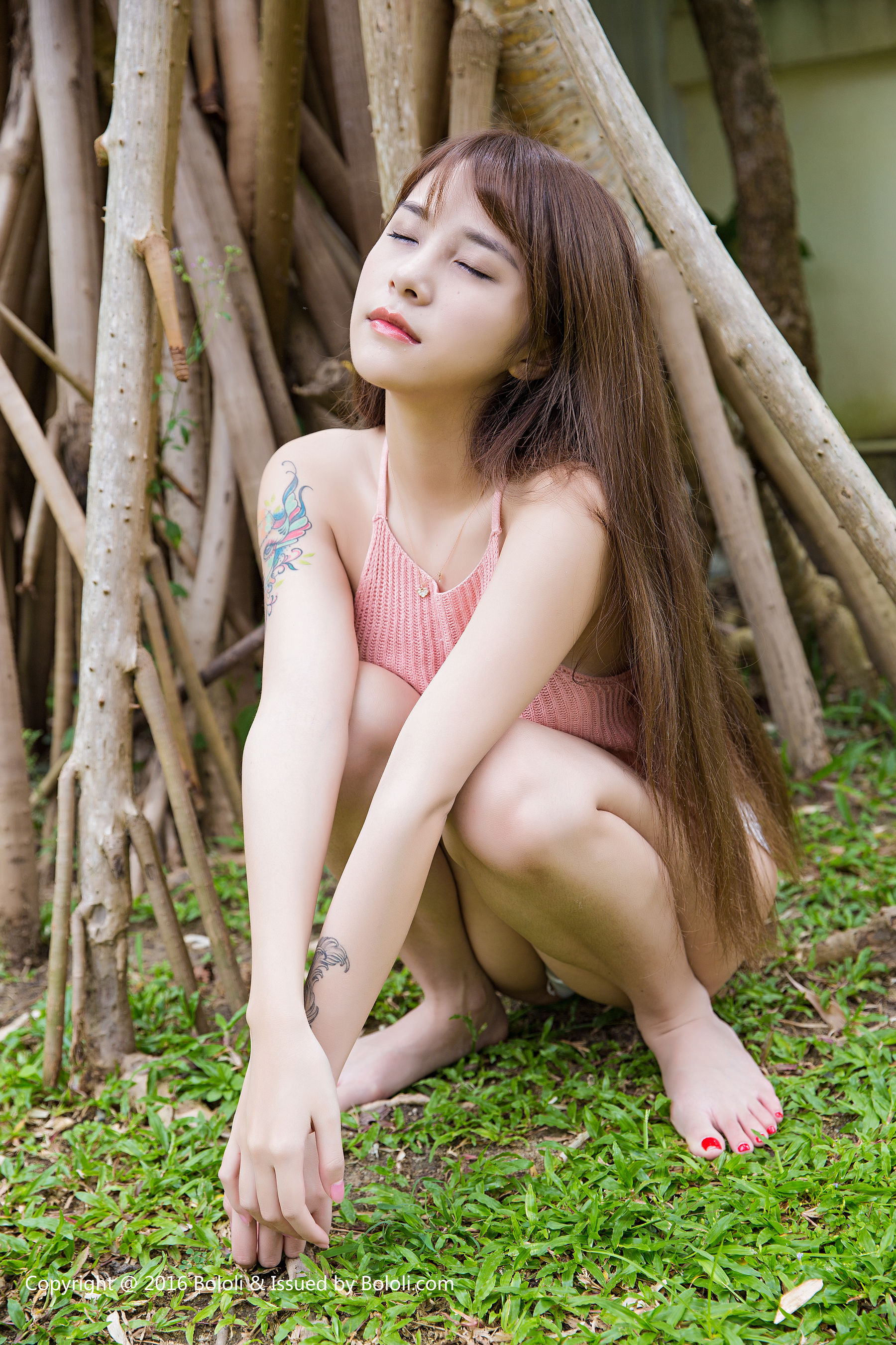 夏美酱《短腿小柯基+女仆比基尼》  BOL.009-图18