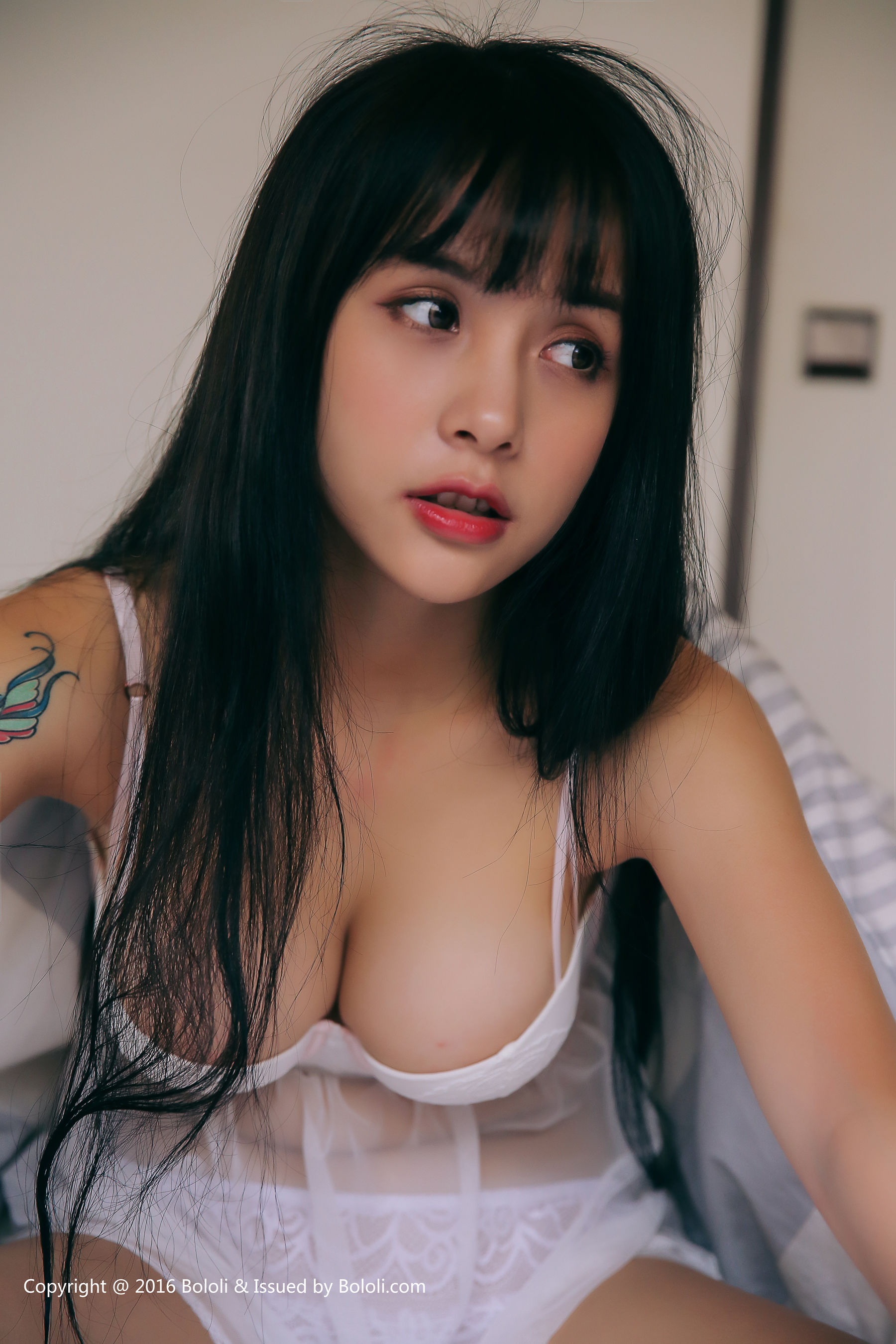 夏美酱《蕾丝睡衣+死库水湿身》  BOL.015-图25