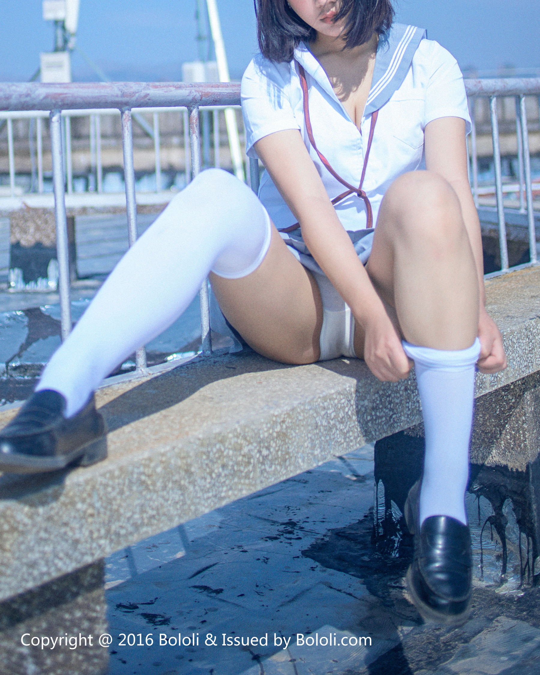 汐姐《天台JK制服》  BOL.096-图23