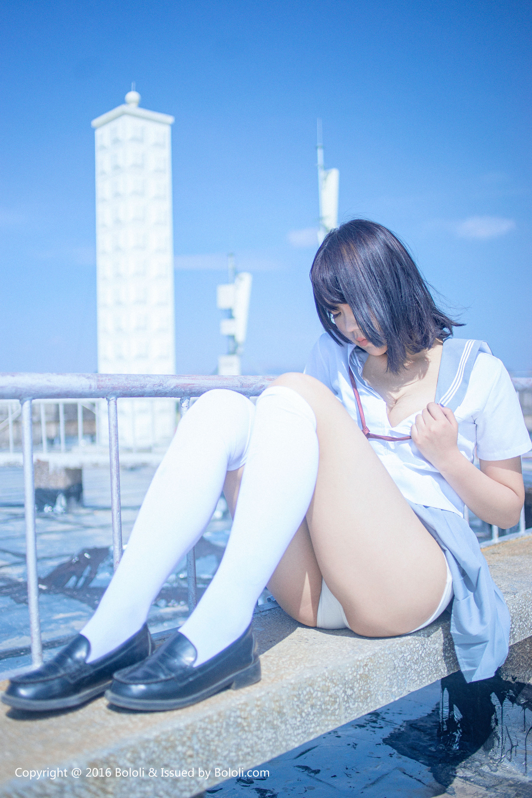 汐姐《天台JK制服》  BOL.096-图25