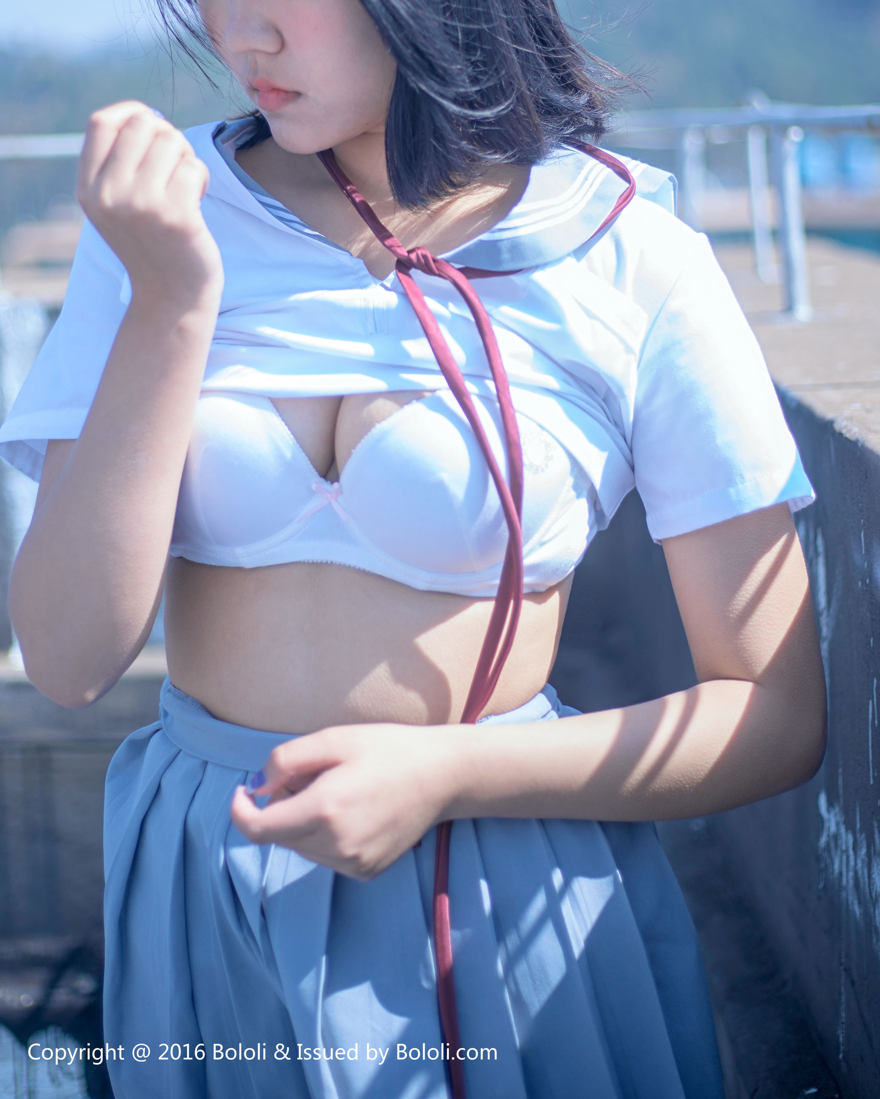 汐姐《天台JK制服》  BOL.096-图29