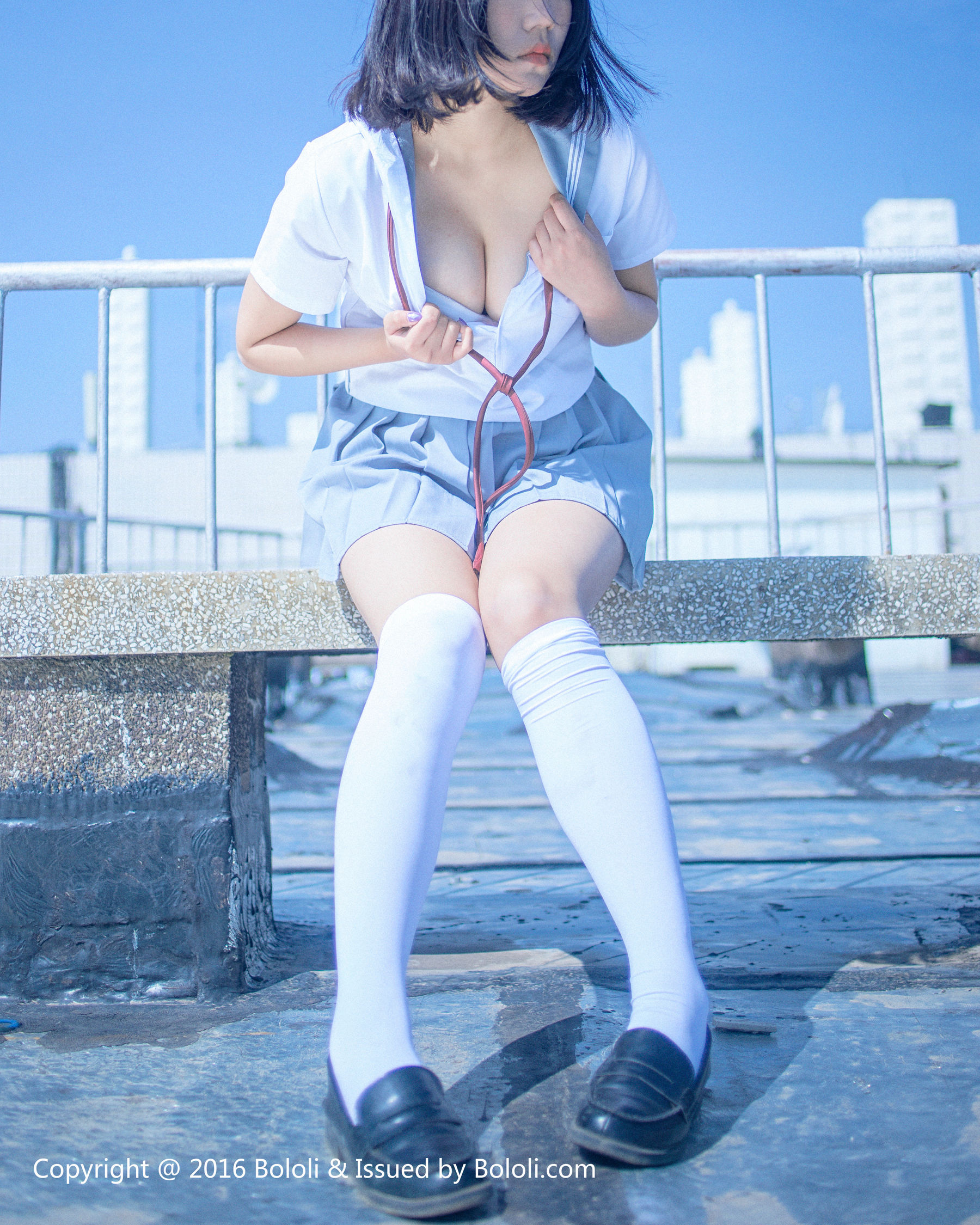汐姐《天台JK制服》  BOL.096-图37