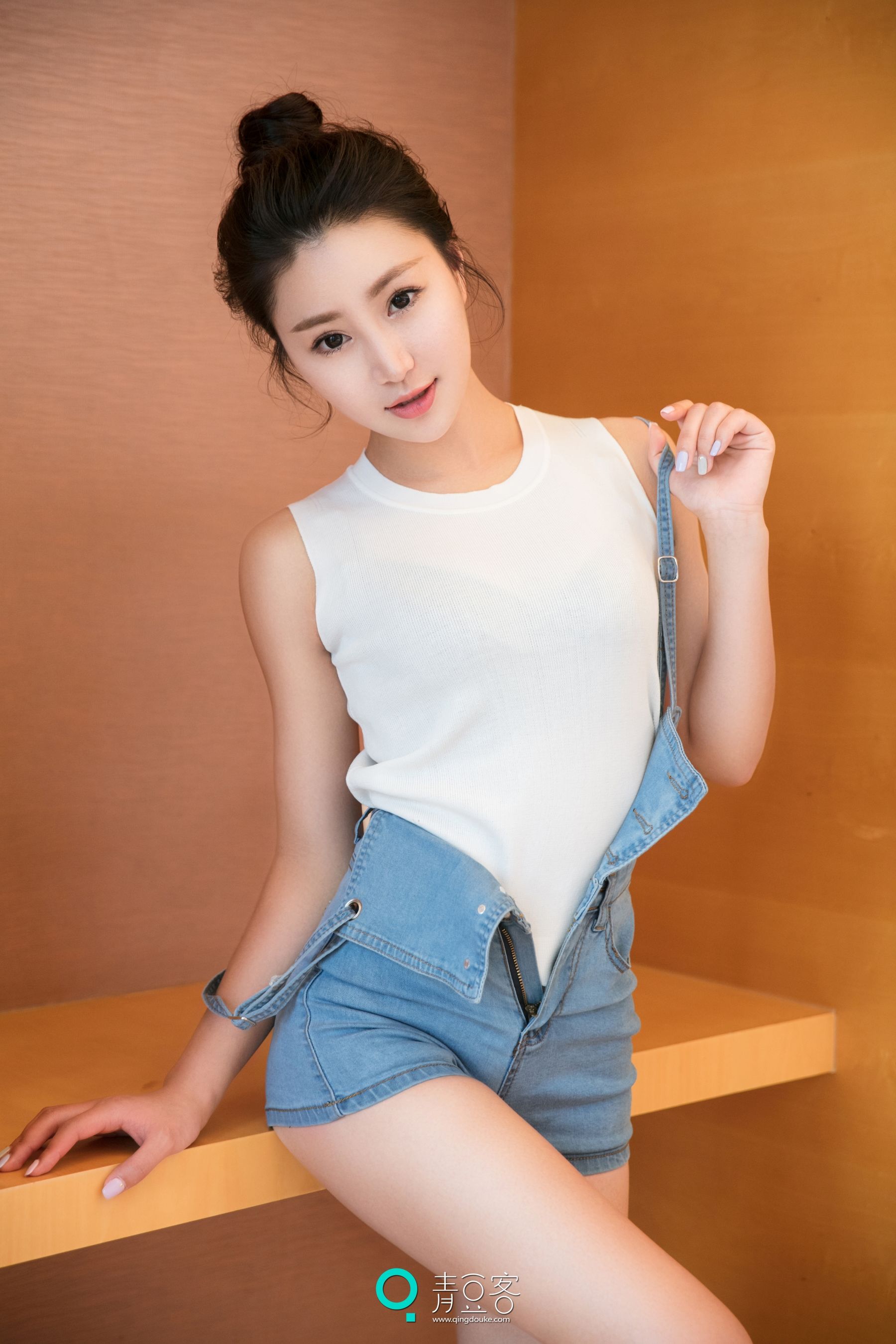 佳琪《吊带牛仔+透视装+薄纱》-图5