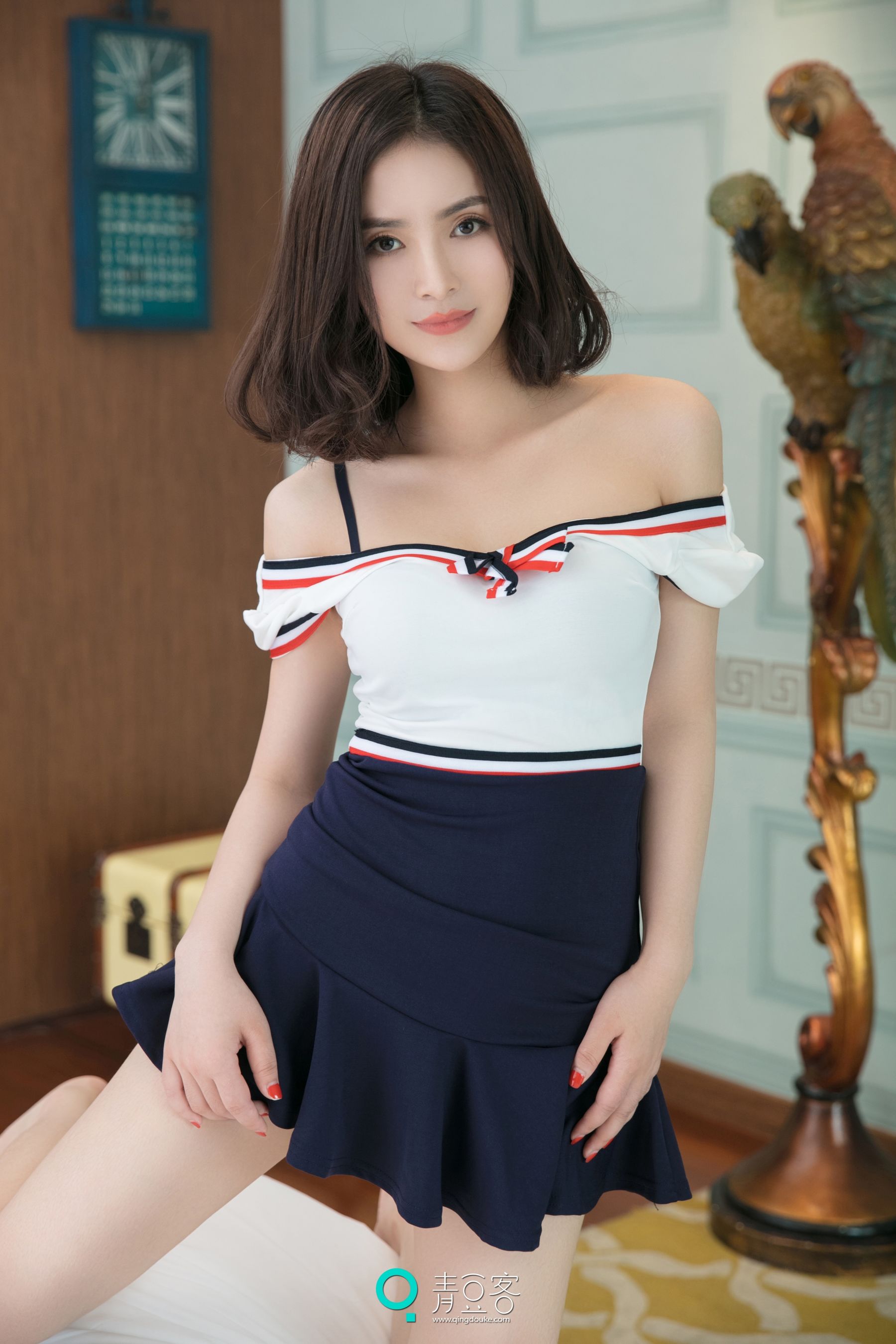 小熊《妩媚短发女神》-图10