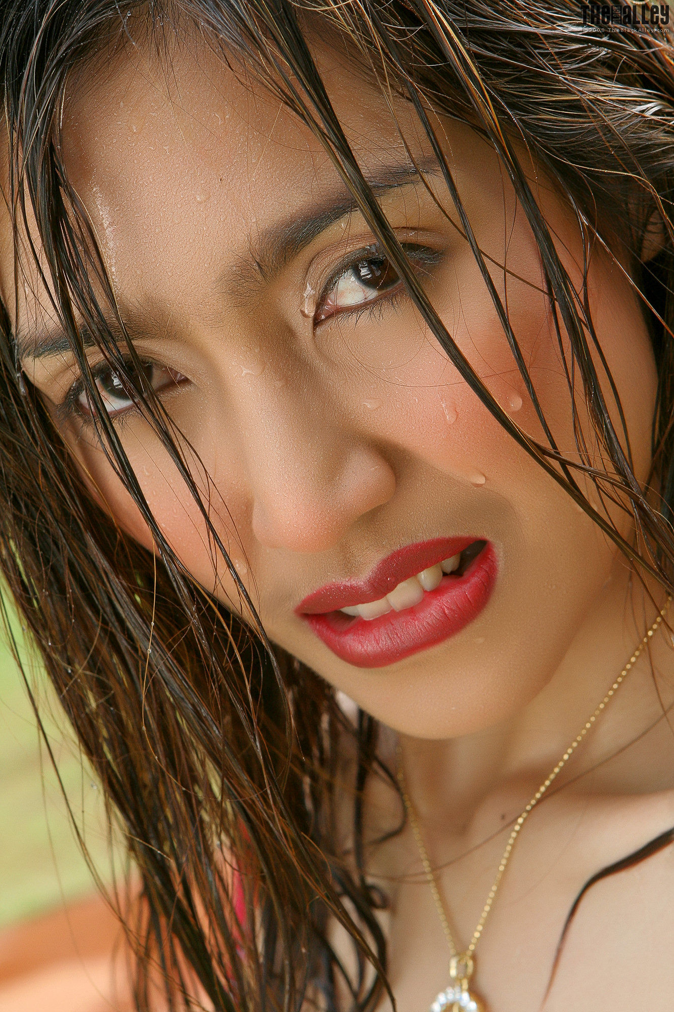 Grace Fernando 牛仔裤+衬衫湿身-图17