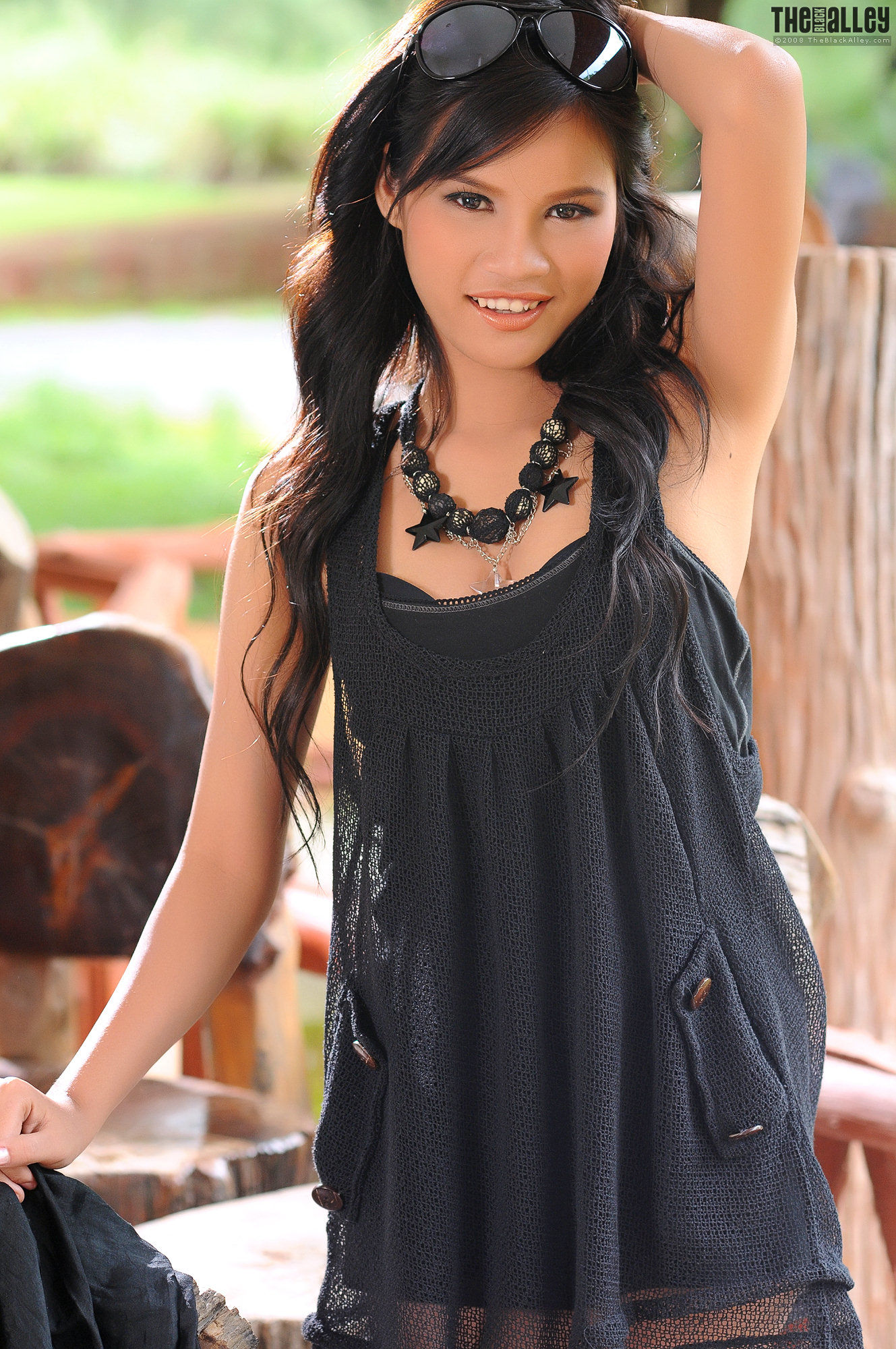 Honey Koo 黑色连衣裙-图1