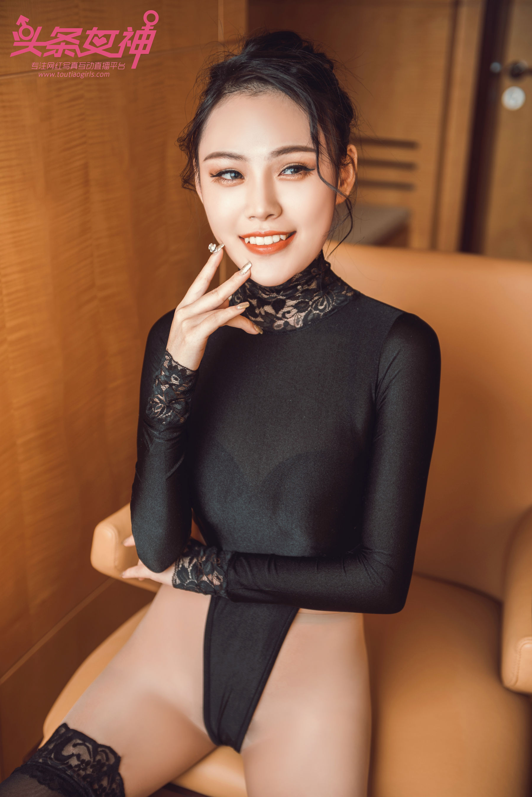 kitty《泛太平洋泳衣黑丝高叉》-图16