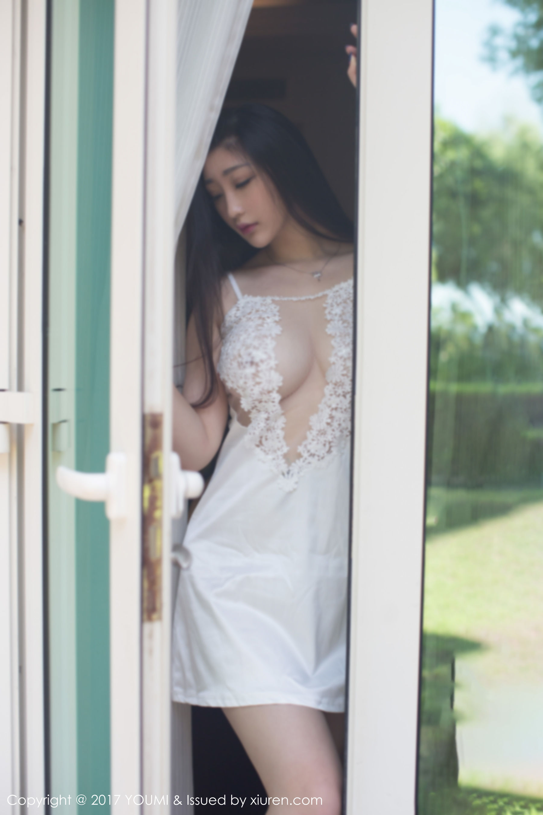 妲己_Toxic《SM手铐制服诱惑+半透蕾丝吊带》  Vol.077-图34