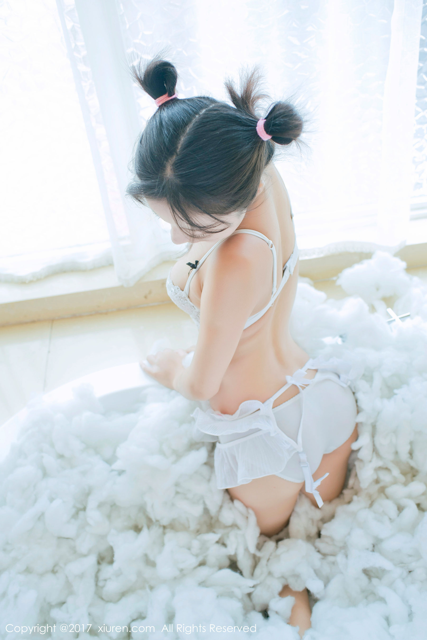 仓井优香《白色蕾丝吊带系列+连体日系高中体操服》  NO.805-图13