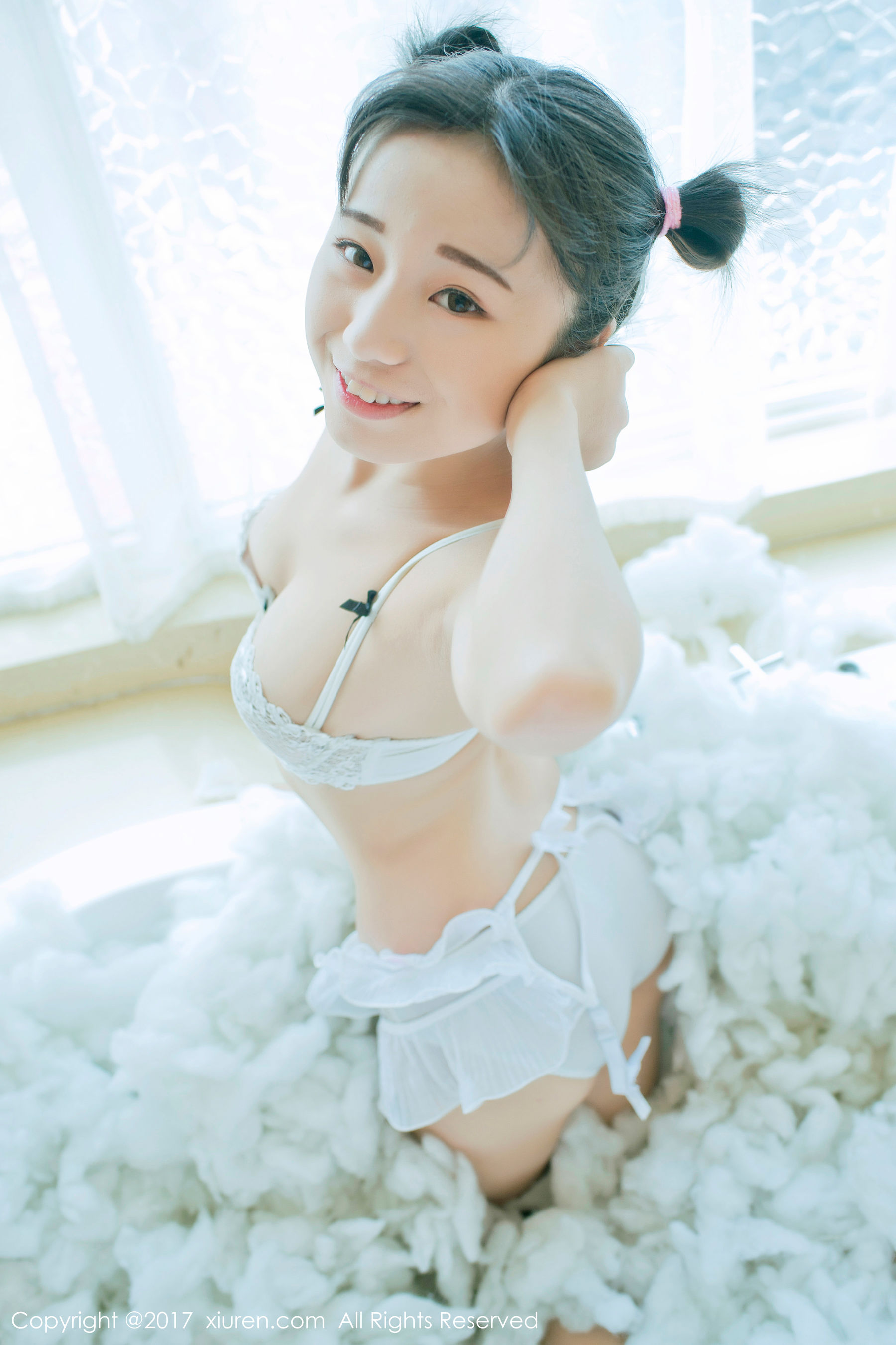仓井优香《白色蕾丝吊带系列+连体日系高中体操服》  NO.805-图14