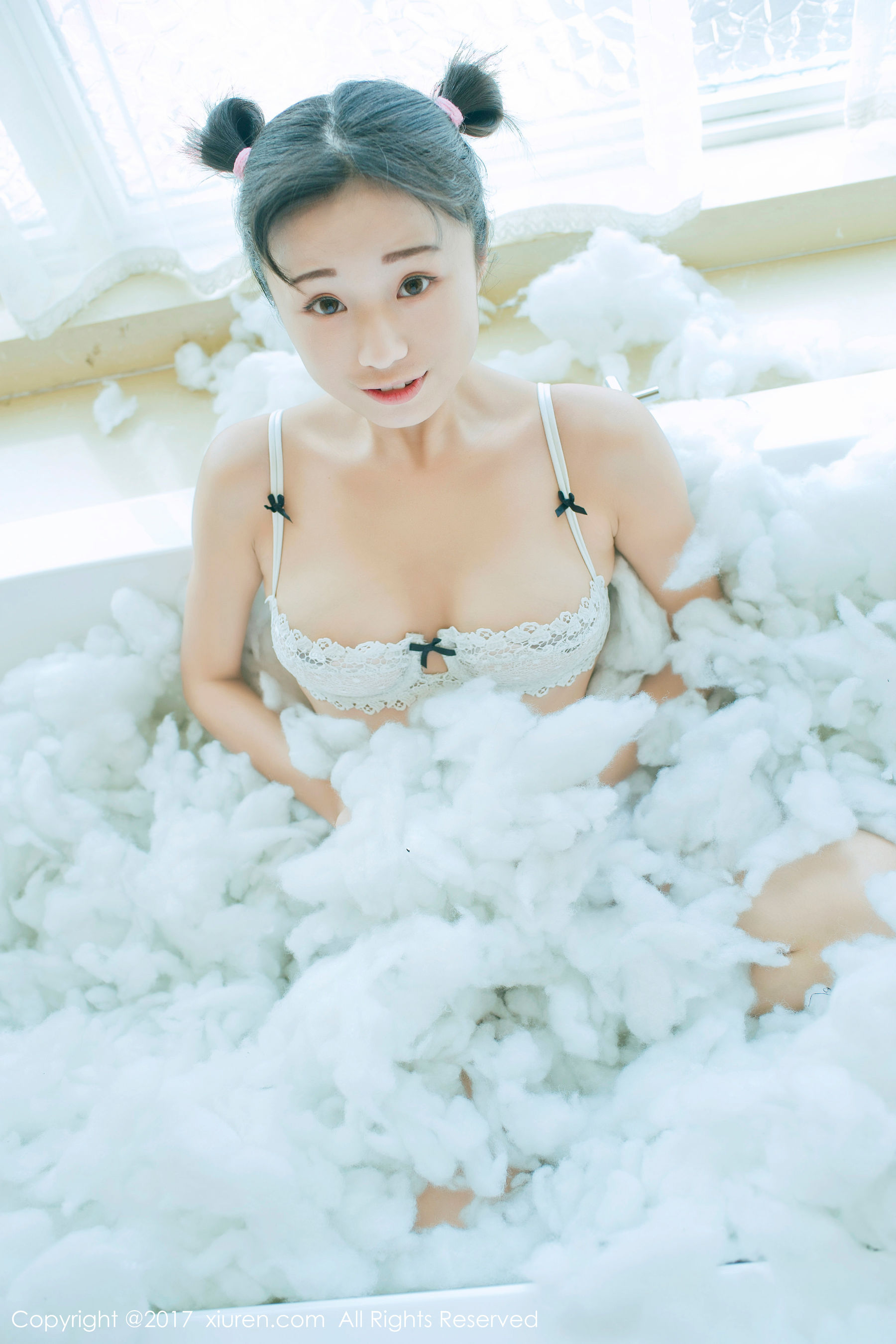 仓井优香《白色蕾丝吊带系列+连体日系高中体操服》  NO.805-图16