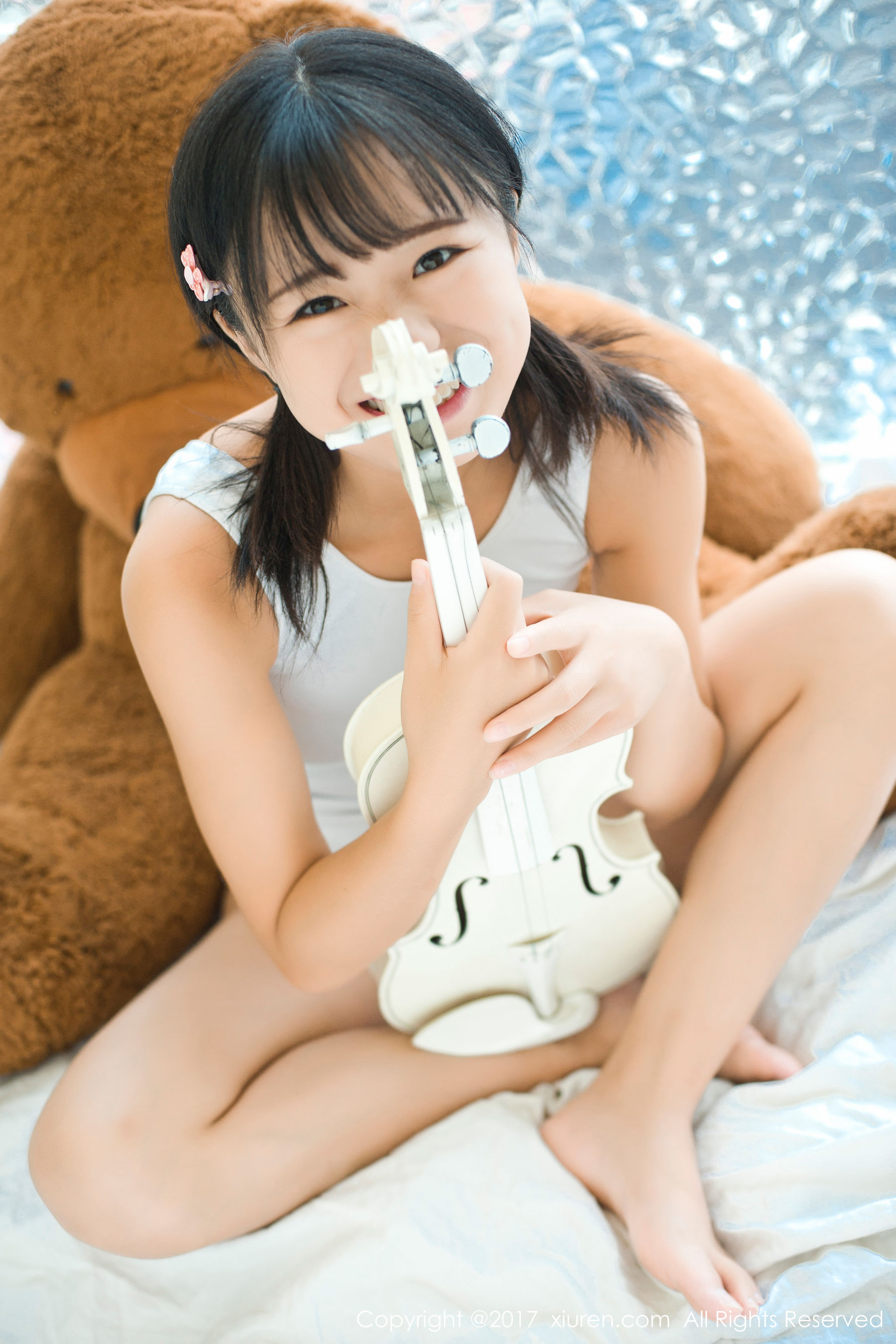 仓井优香《白色蕾丝吊带系列+连体日系高中体操服》  NO.805-图31