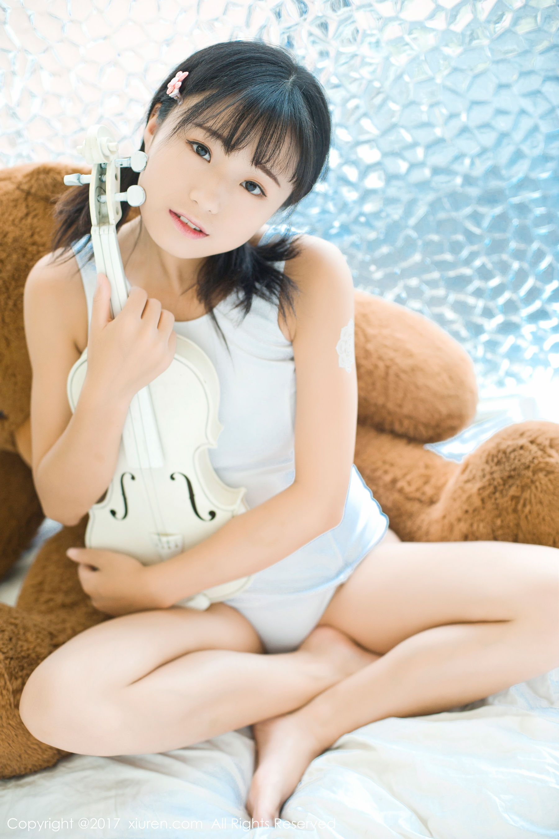 仓井优香《白色蕾丝吊带系列+连体日系高中体操服》  NO.805-图39