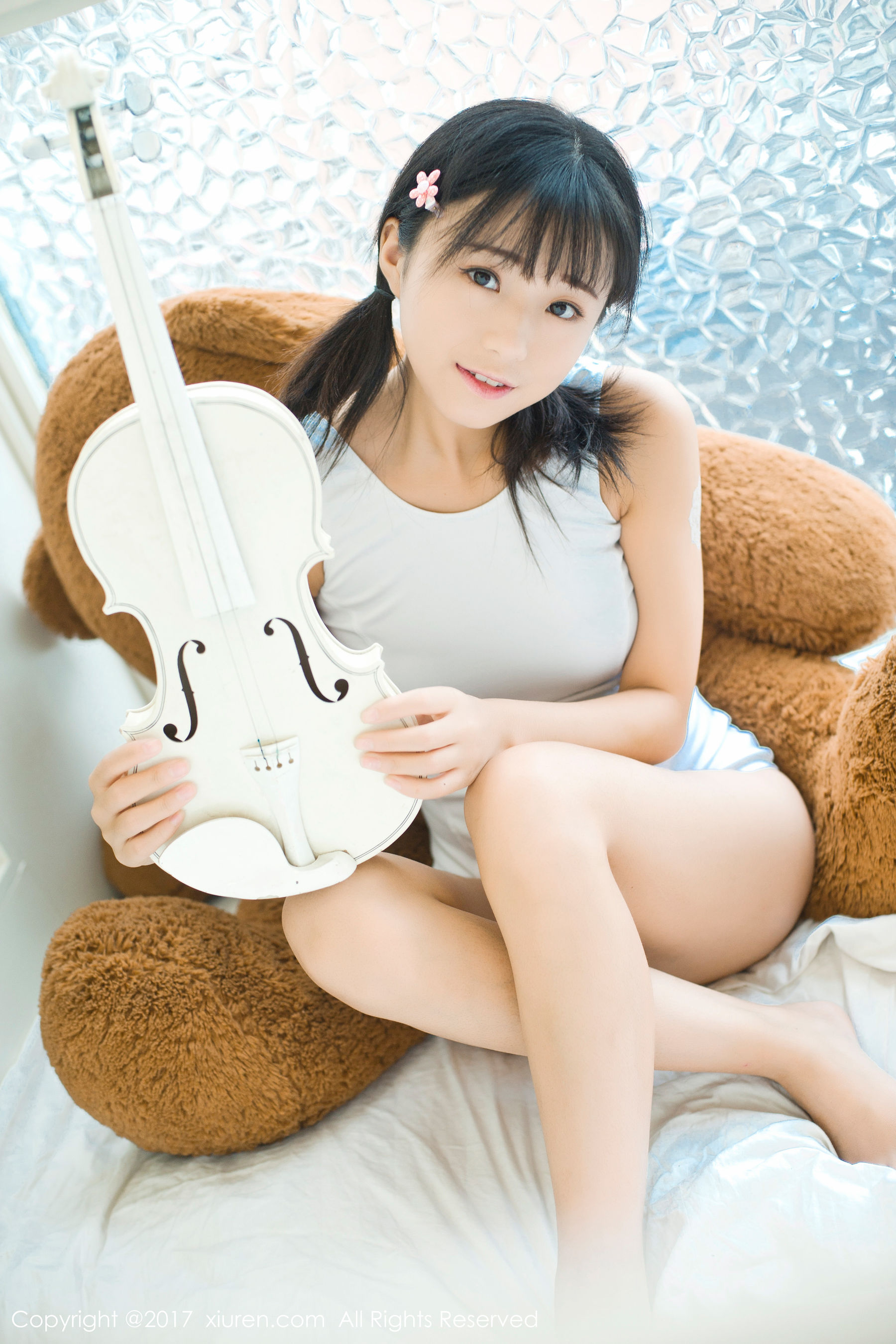 仓井优香《白色蕾丝吊带系列+连体日系高中体操服》  NO.805-图40