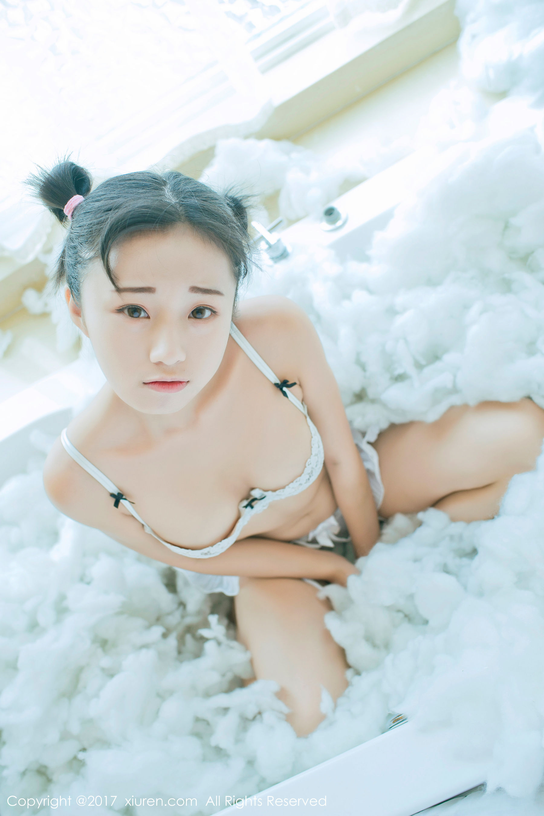 仓井优香《白色蕾丝吊带系列+连体日系高中体操服》  NO.805-图45