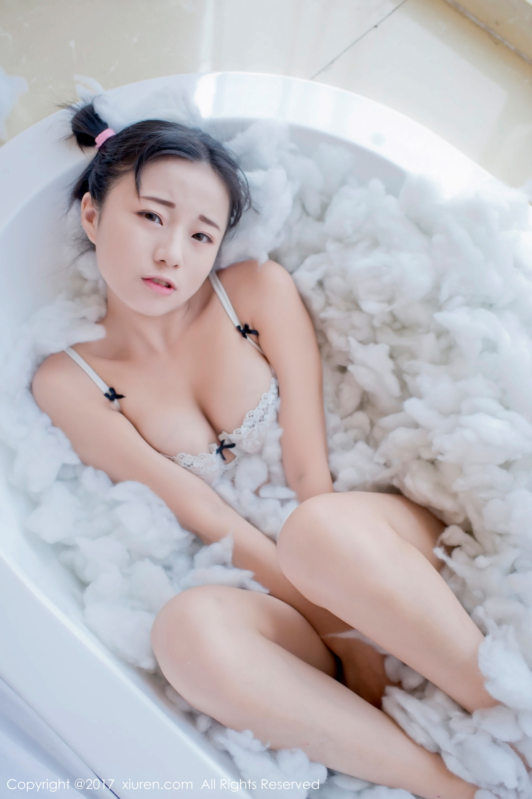 仓井优香《白色蕾丝吊带系列+连体日系高中体操服》  NO.805-图50