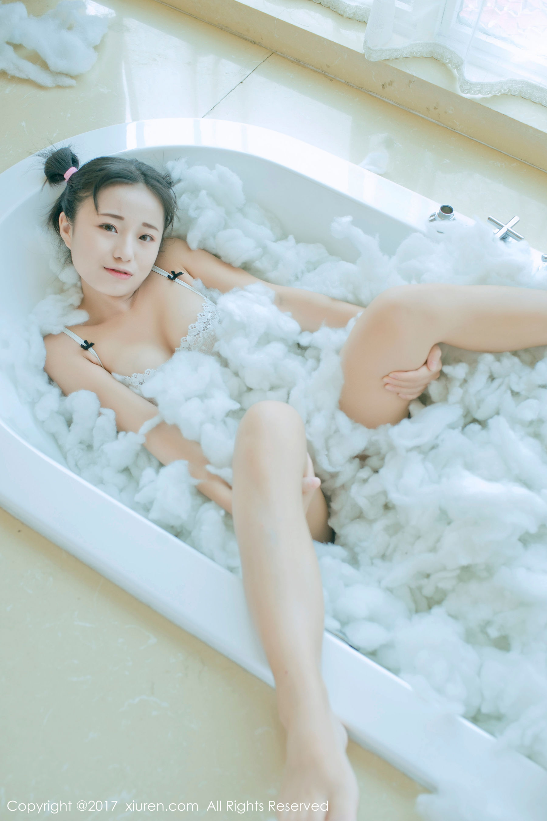 仓井优香《白色蕾丝吊带系列+连体日系高中体操服》  NO.805-图5