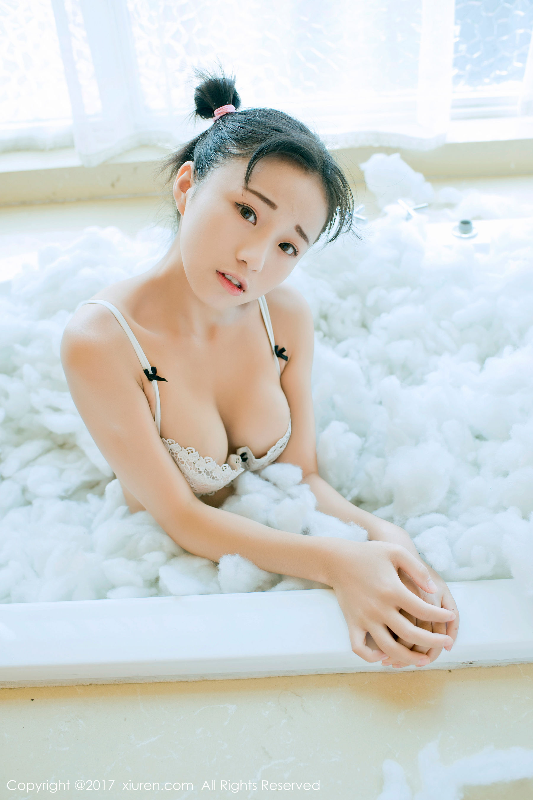 仓井优香《白色蕾丝吊带系列+连体日系高中体操服》  NO.805-图7