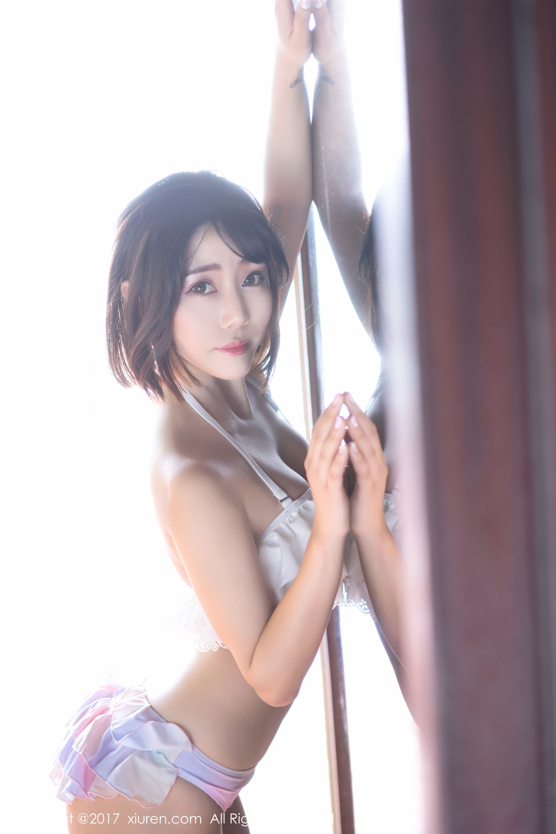 兜豆靓Youlina《室外清新，室内性感特写》  NO.814-图9