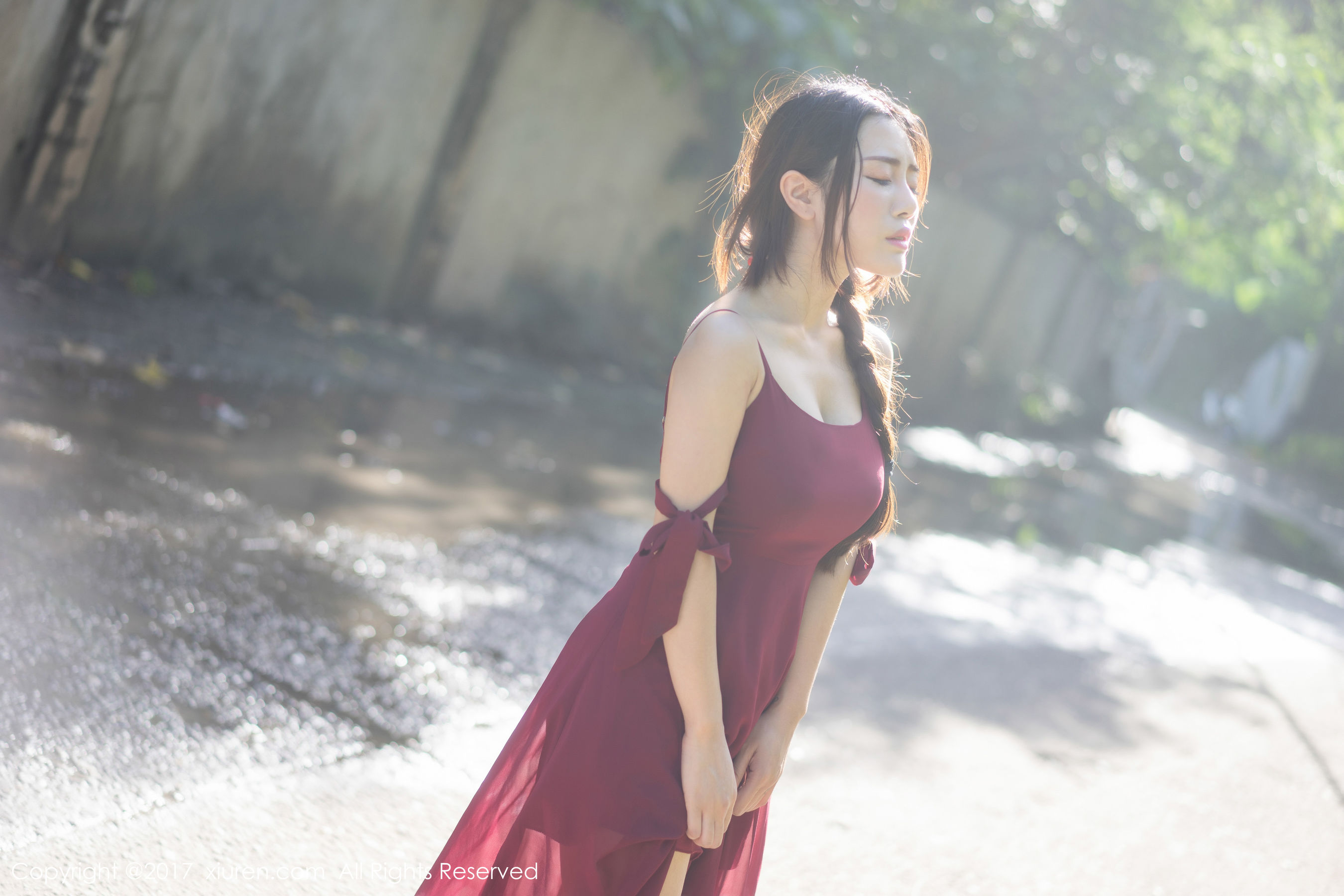 兜豆靓Youlina《室外清新，室内性感特写》  NO.814-图37