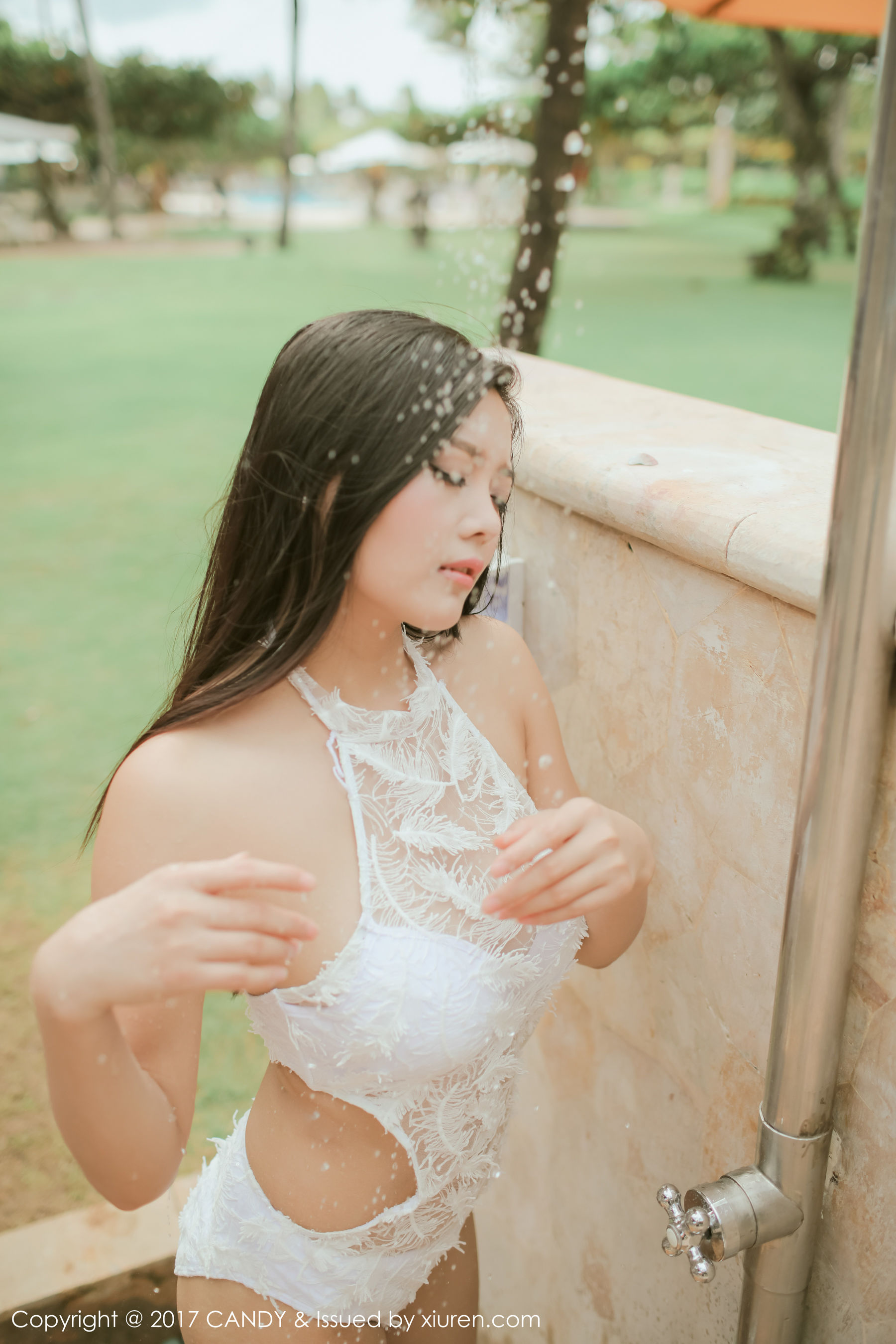 林美惠子Mieko《蕾丝+长裙女神》  Vol.040-图6