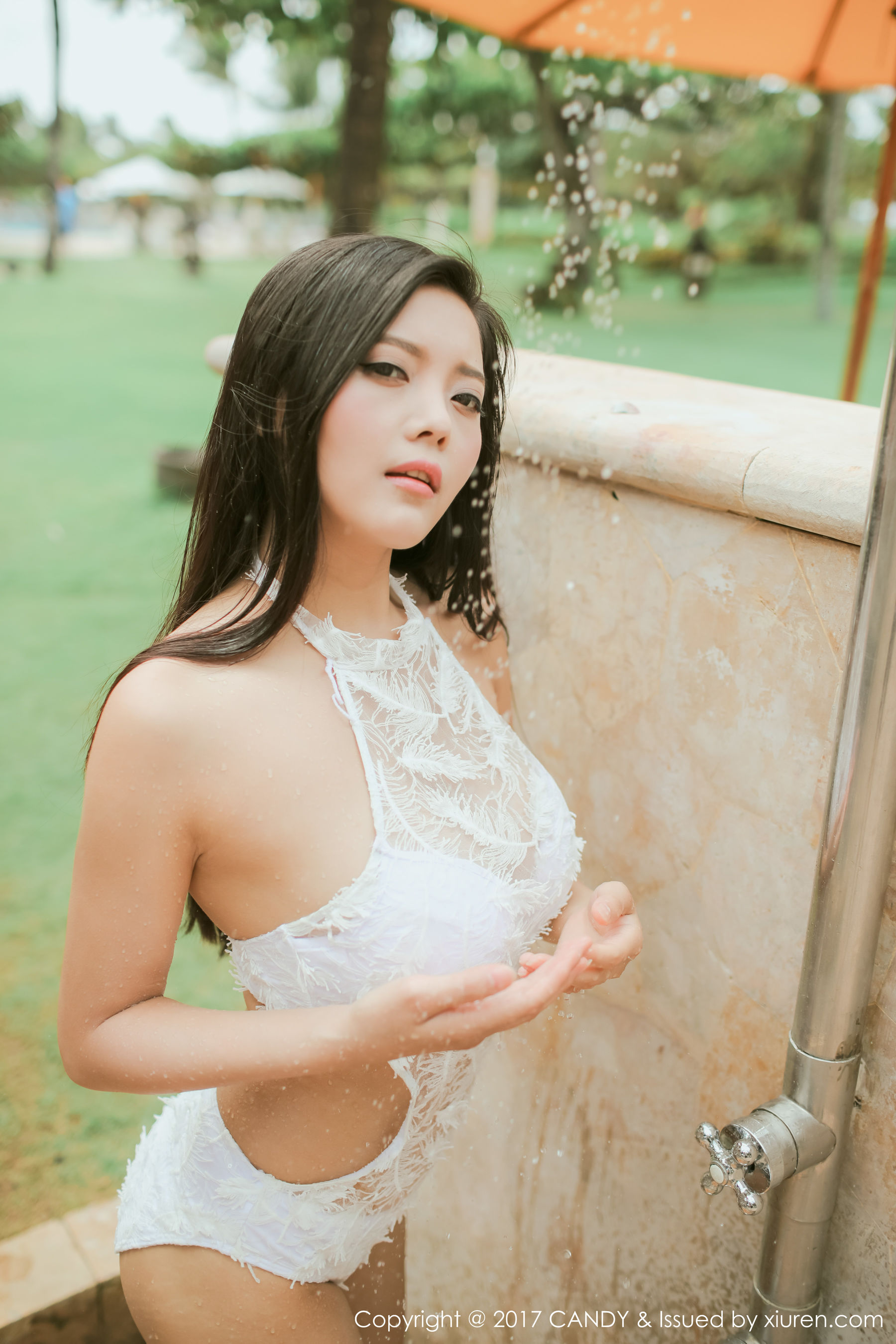 林美惠子Mieko《蕾丝+长裙女神》  Vol.040-图8