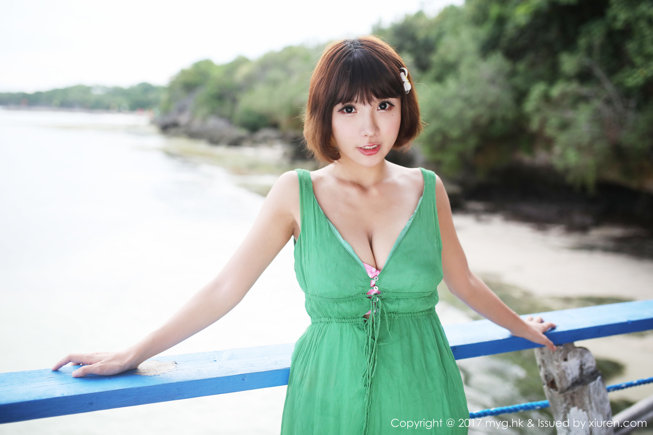 晓茜sunny《海边波点式比基尼系列》  Vol.267-图32