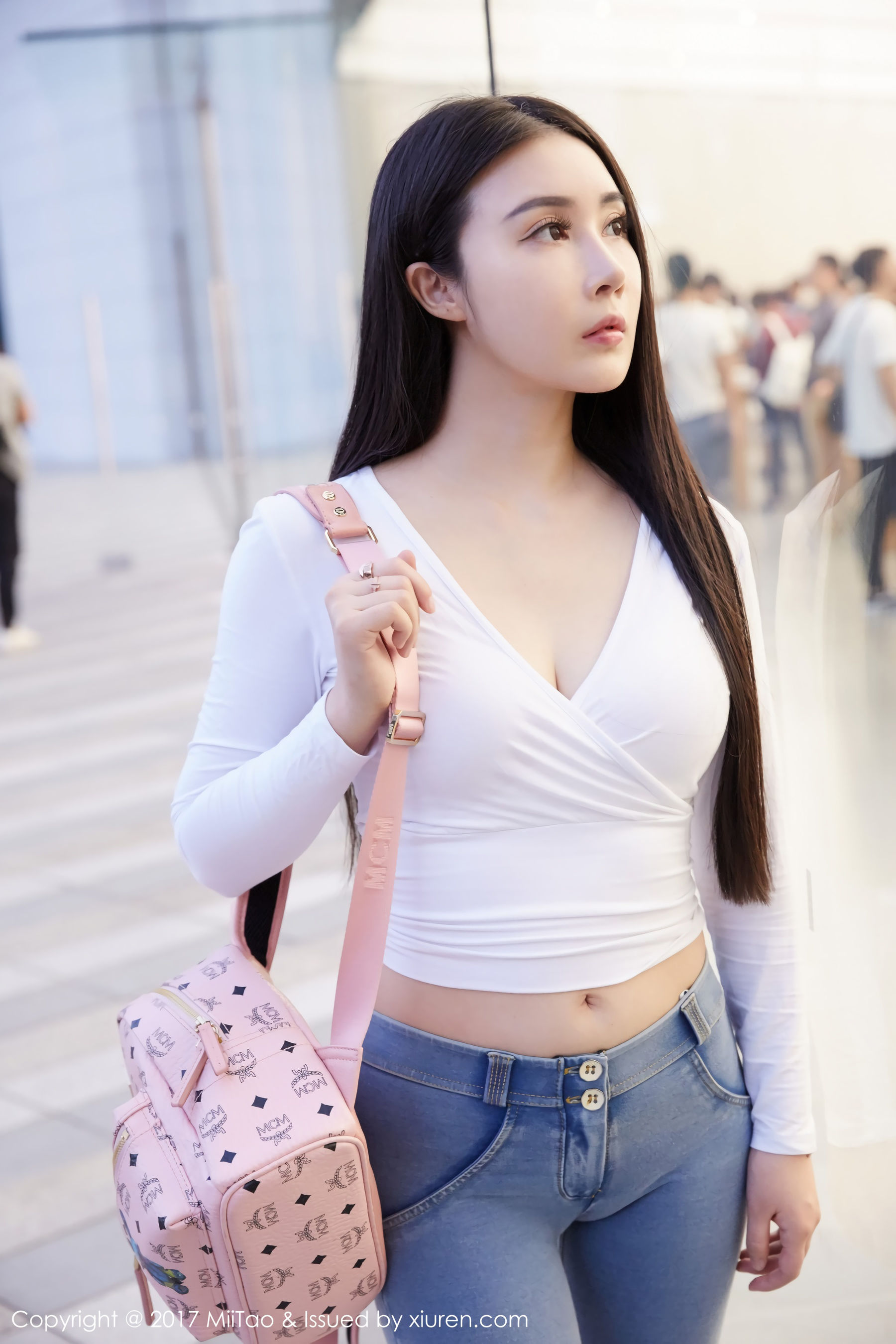 萱萱Cecilia《牛仔女神+街拍》  Vol.084-图21