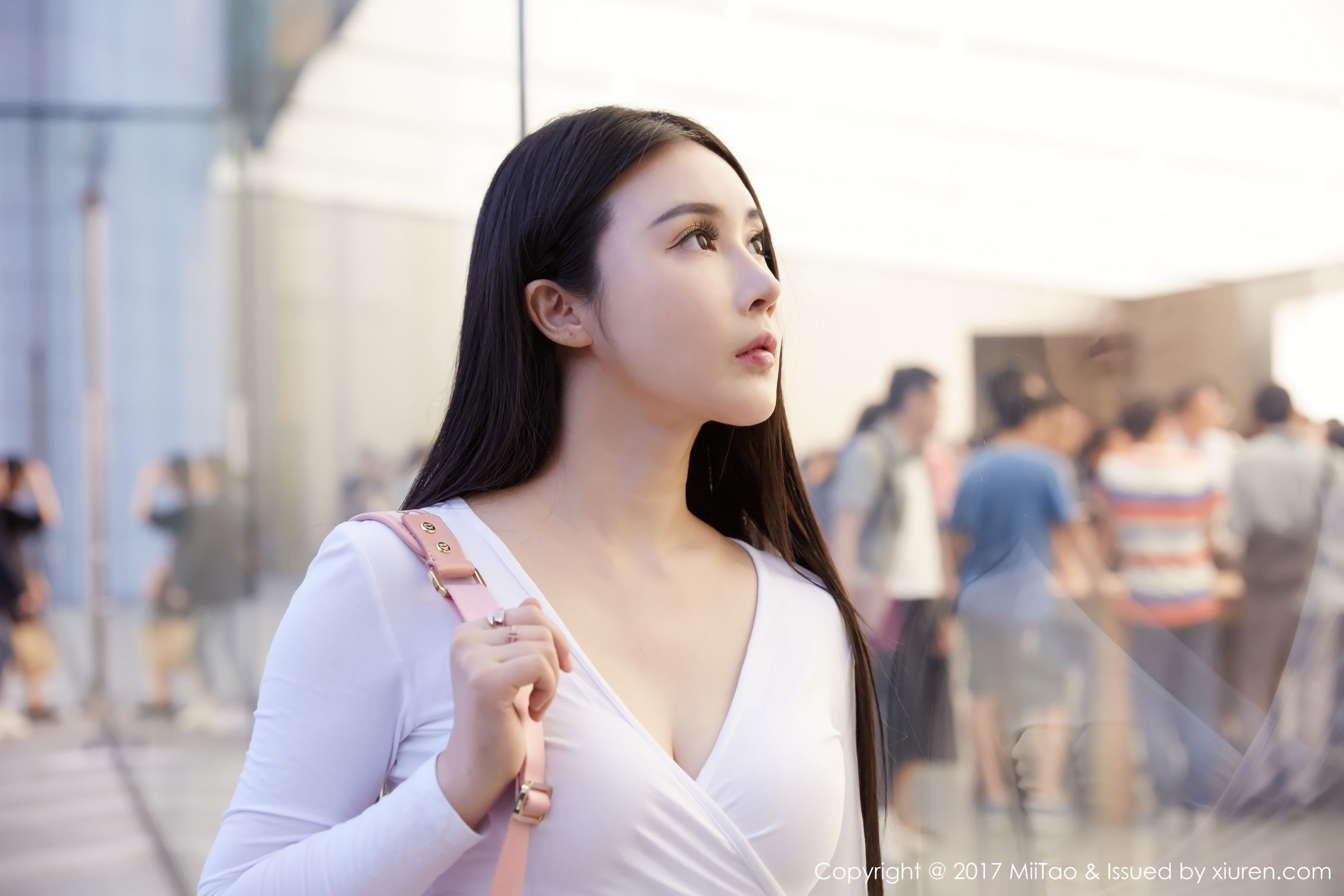 萱萱Cecilia《牛仔女神+街拍》  Vol.084-图22
