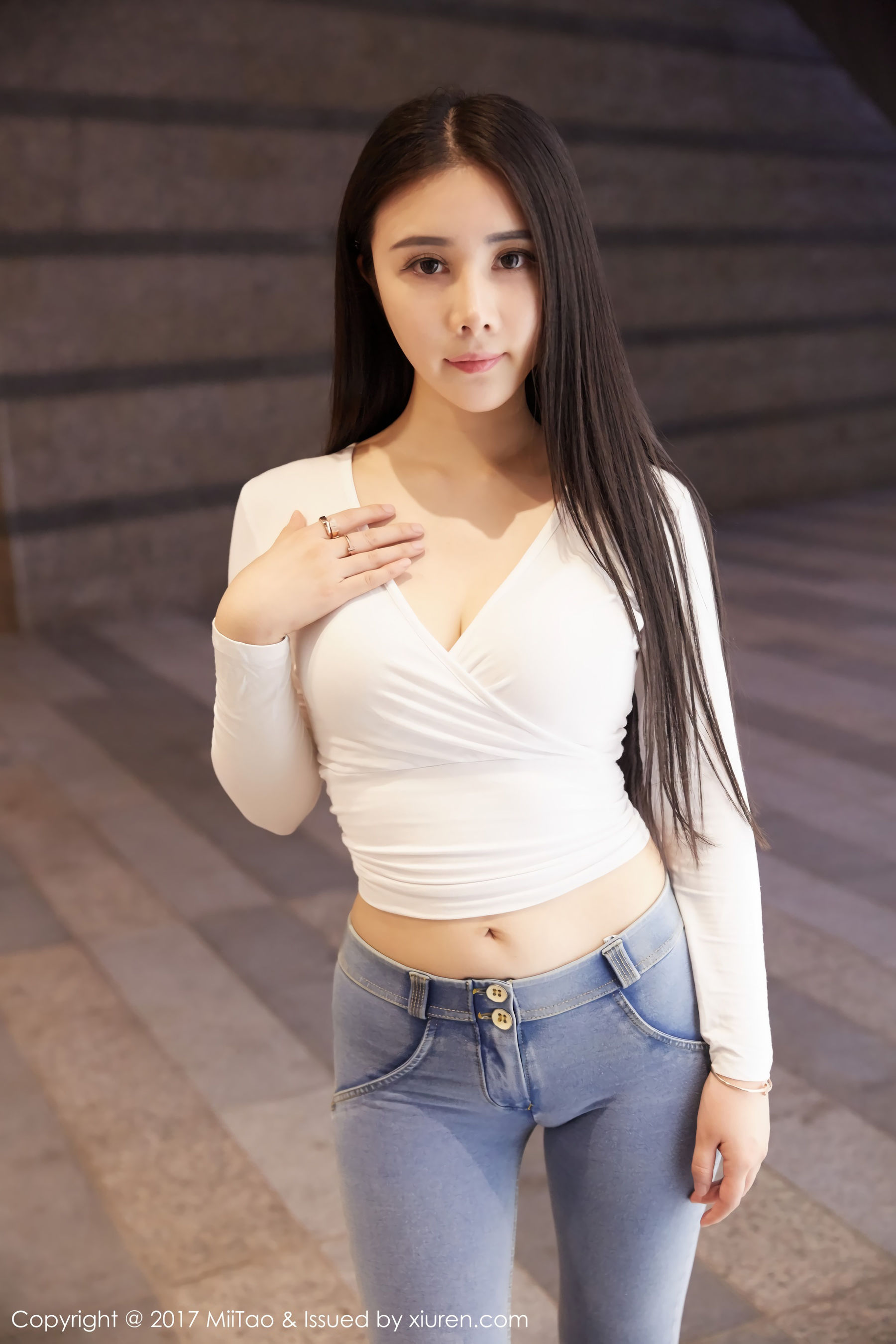 萱萱Cecilia《牛仔女神+街拍》  Vol.084-图26