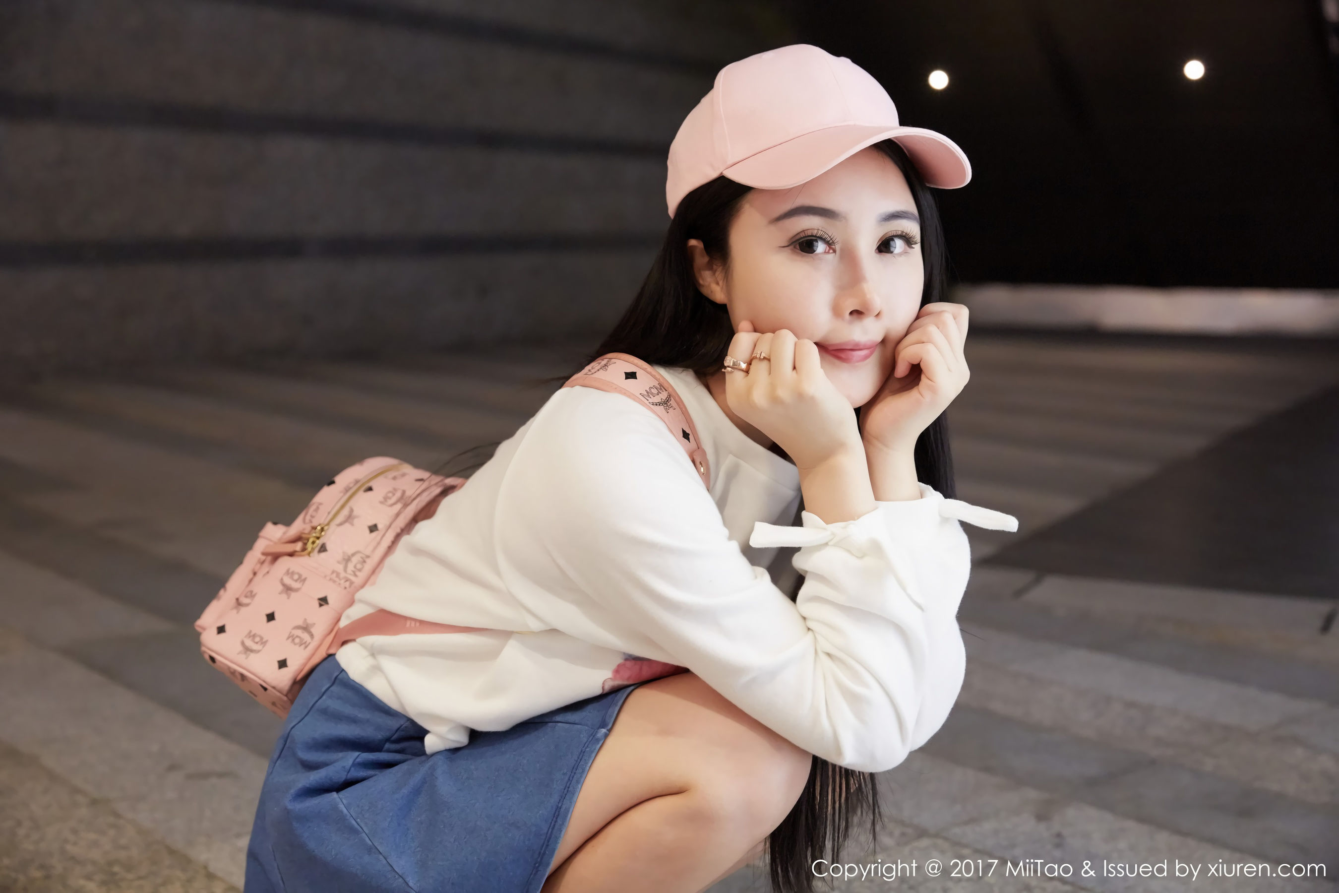 萱萱Cecilia《牛仔女神+街拍》  Vol.084-图44