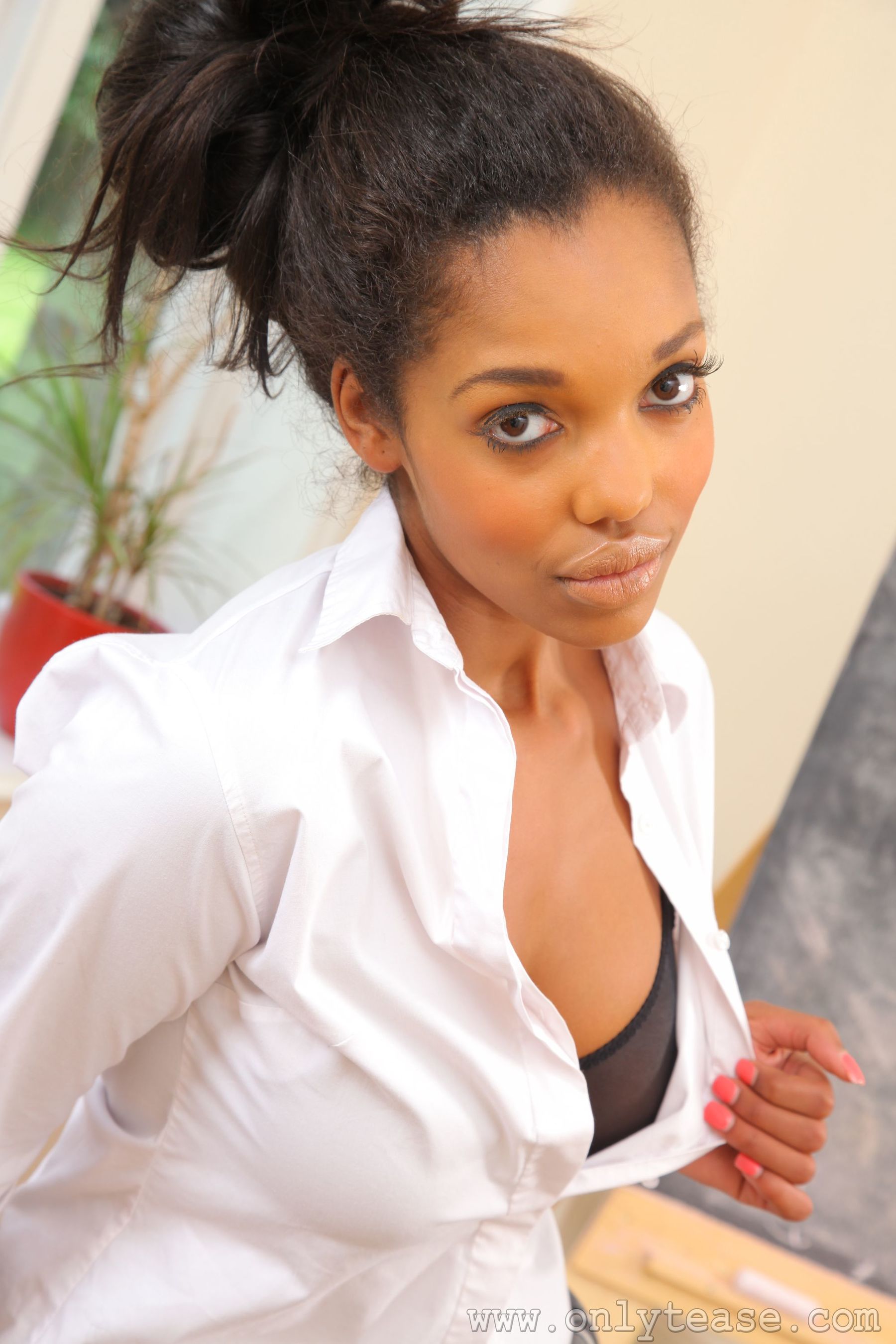 Rehea《黑丝+齐B超短裙》-图46