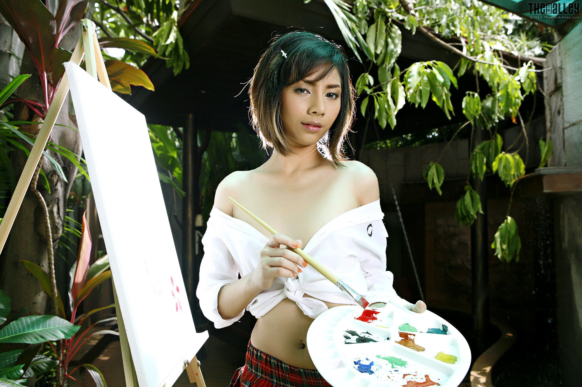 Carolina Fong《画画的小女生》-图35