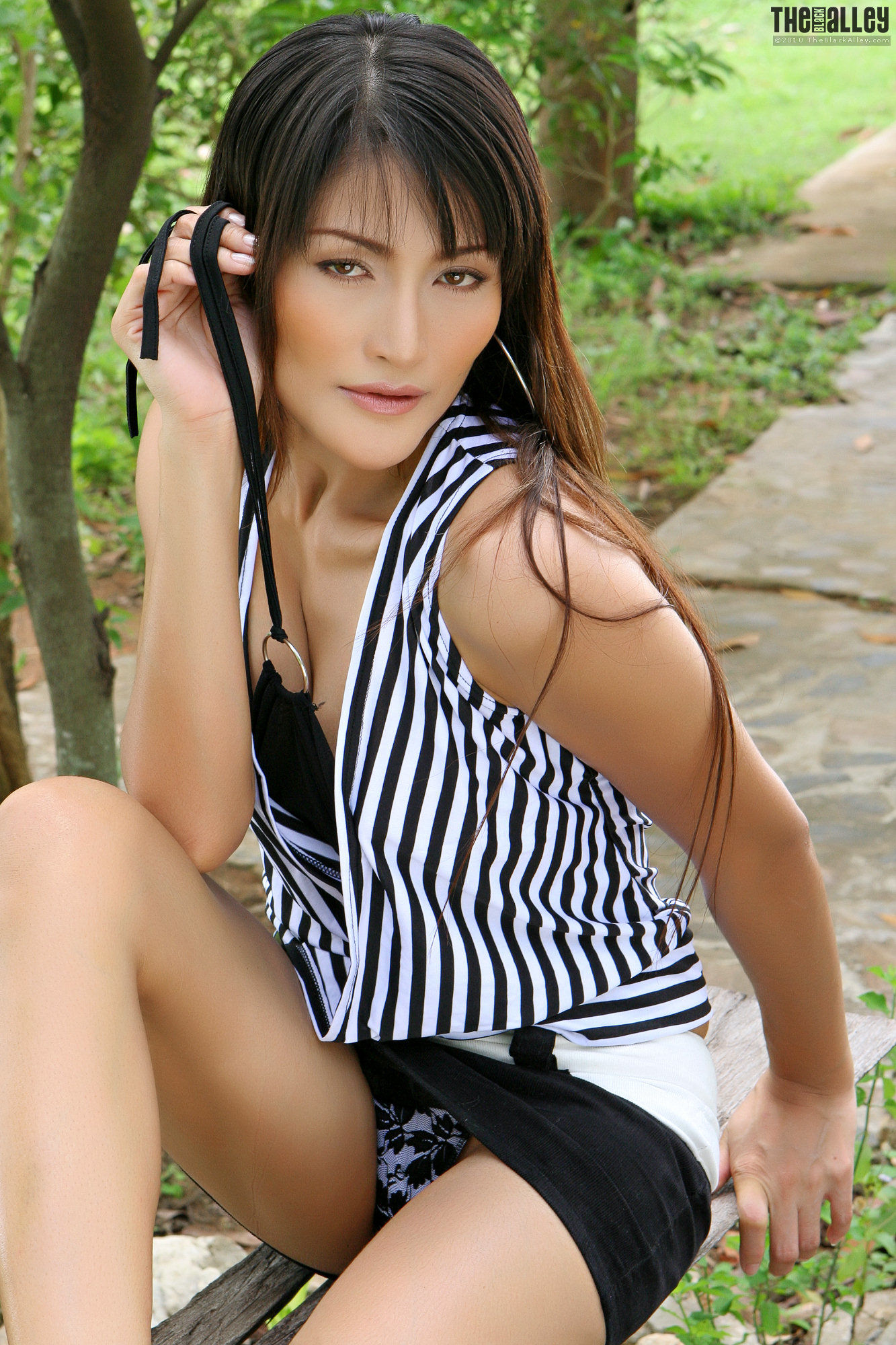 Kaila Wang《街拍超短裙》-图38