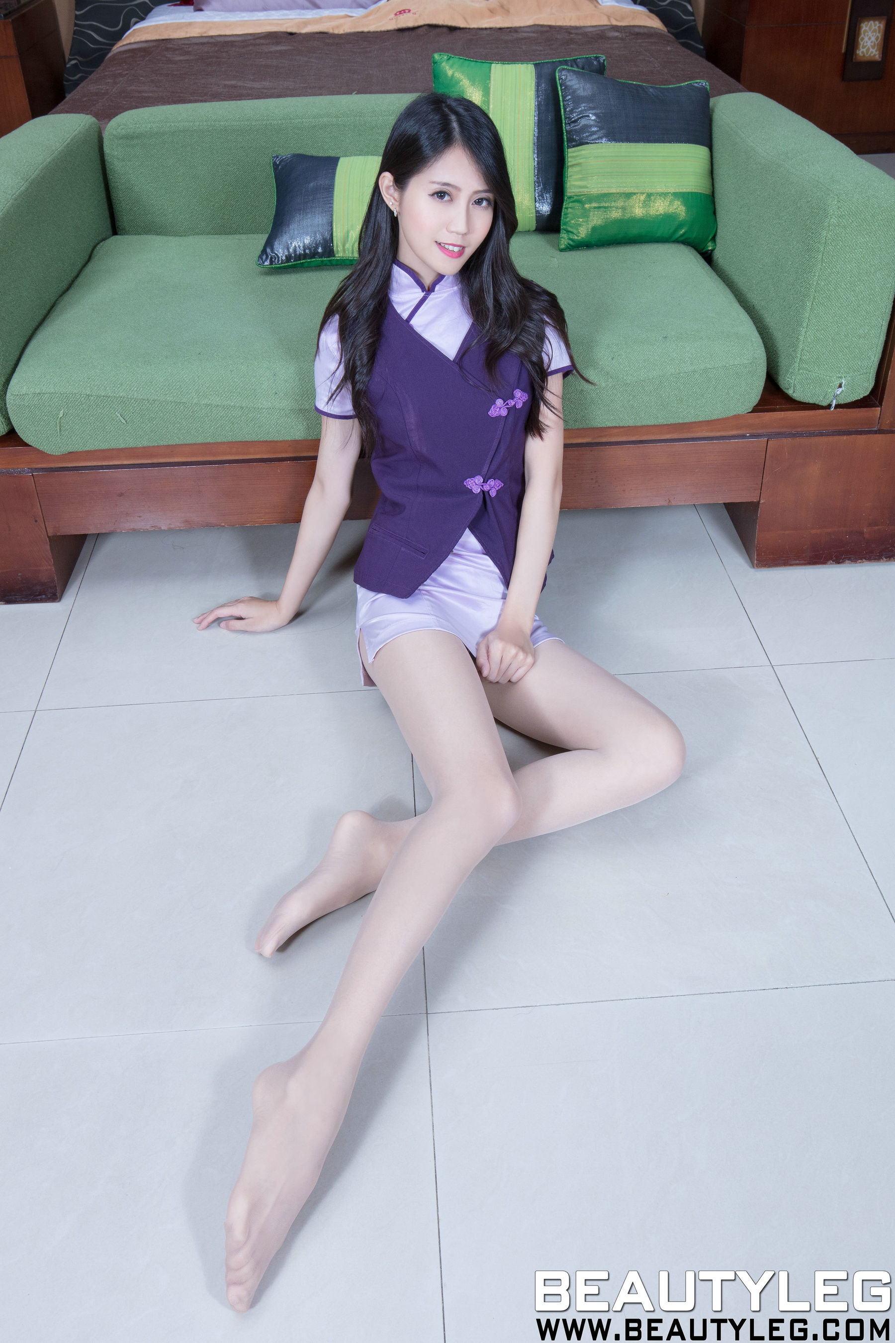 腿模Candy《肉丝制服》  No.1546 美腿-图42