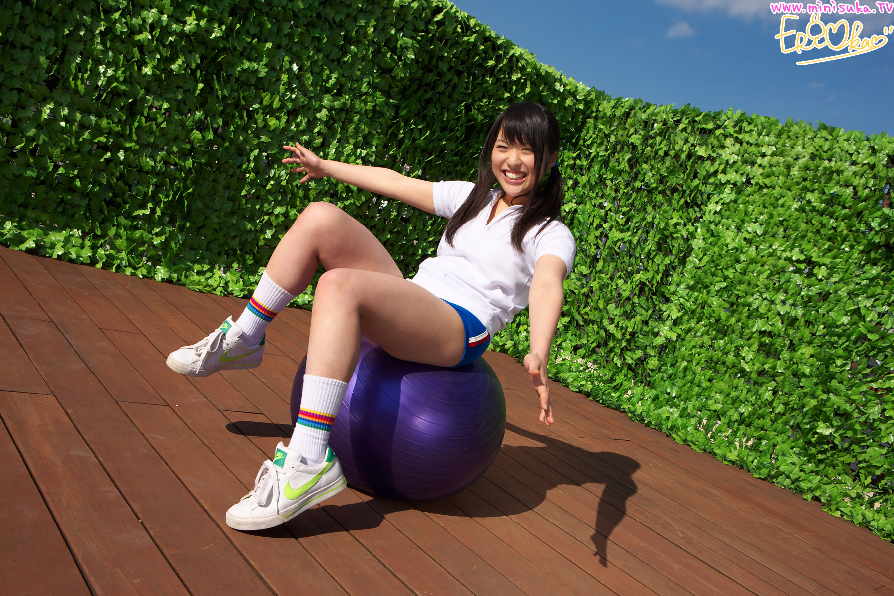 Eri Oka 岡英里《双马尾运动少女》-图35