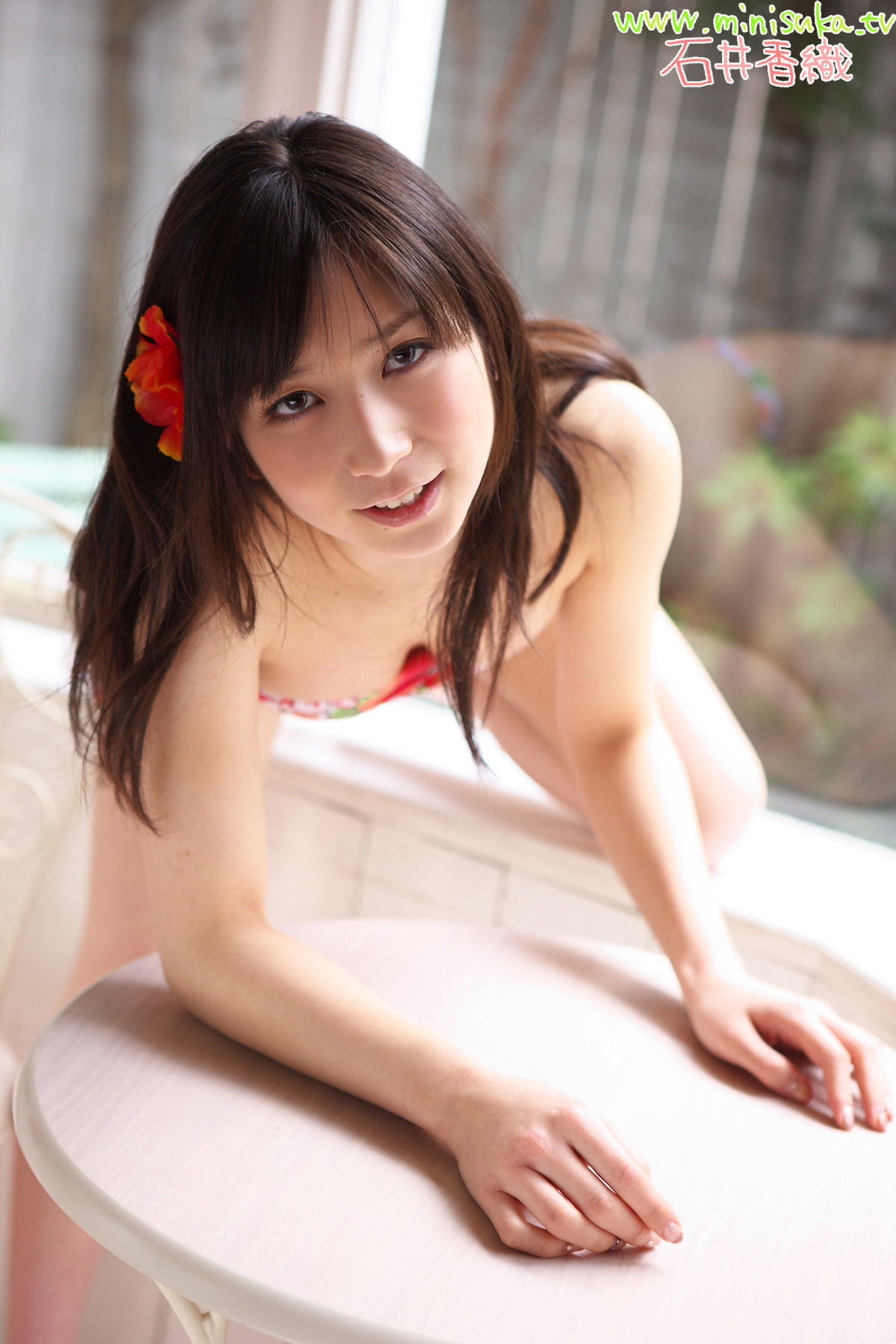 Kaori Ishii 石井香織《居家粉色比基尼》-图23