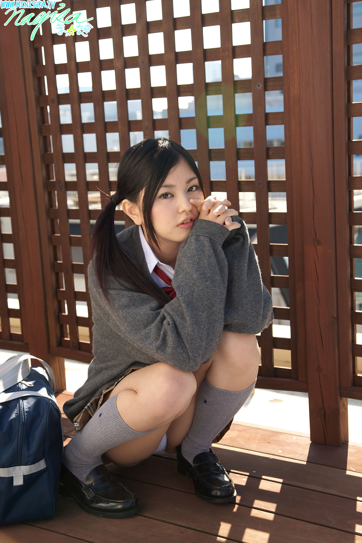 松山渚《双马尾校服诱惑》-图46